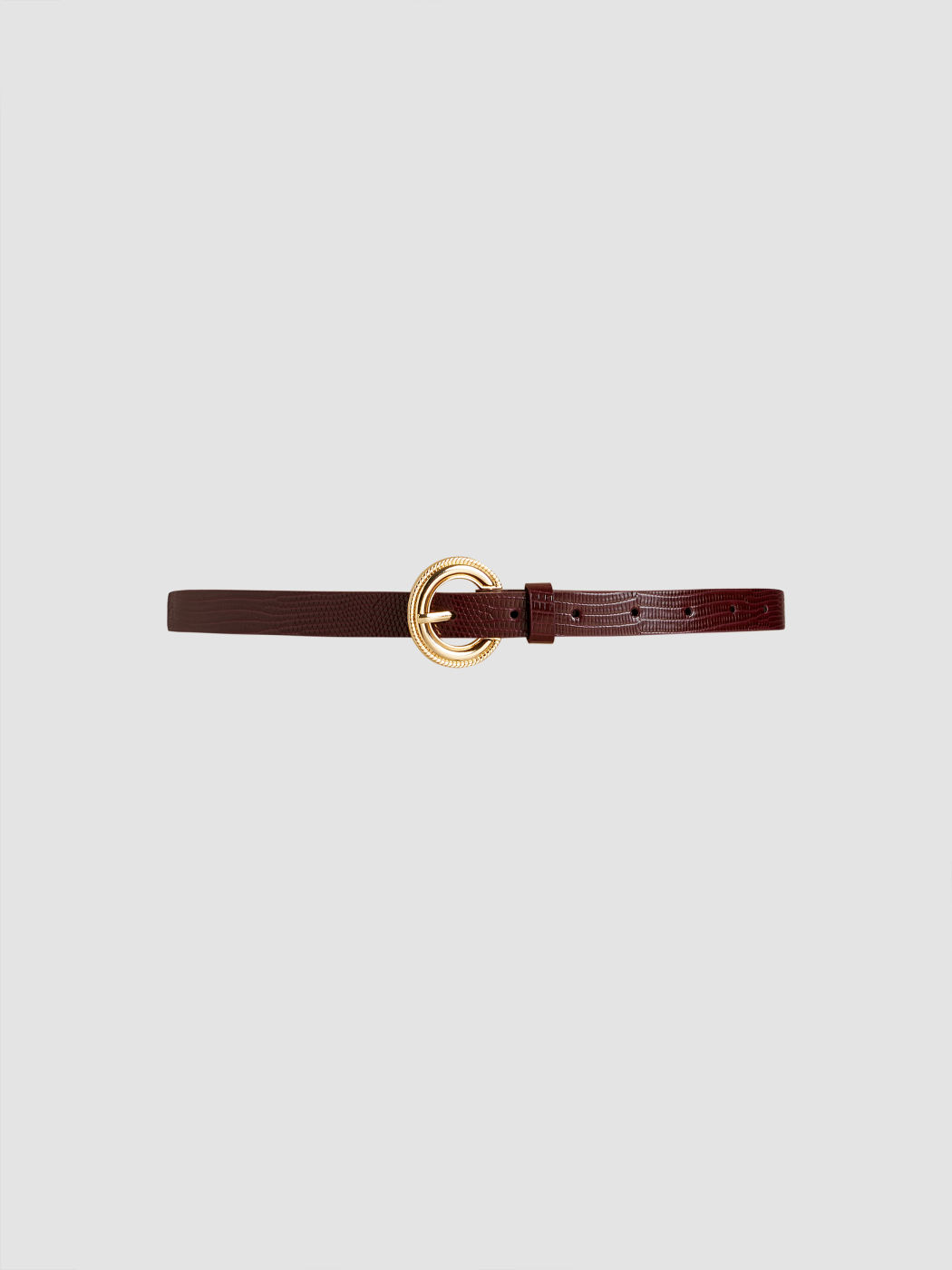 Round Buckle Belt