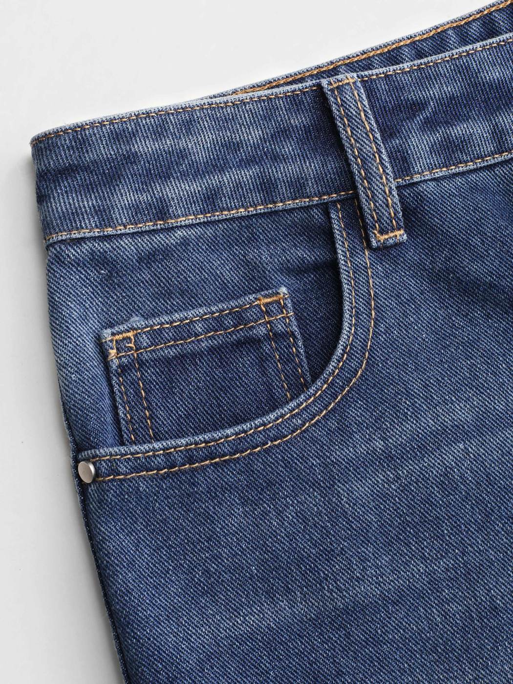 Western Outfits Preppy Denim Denim High Waist Pocket Wide Leg Jeans For ...