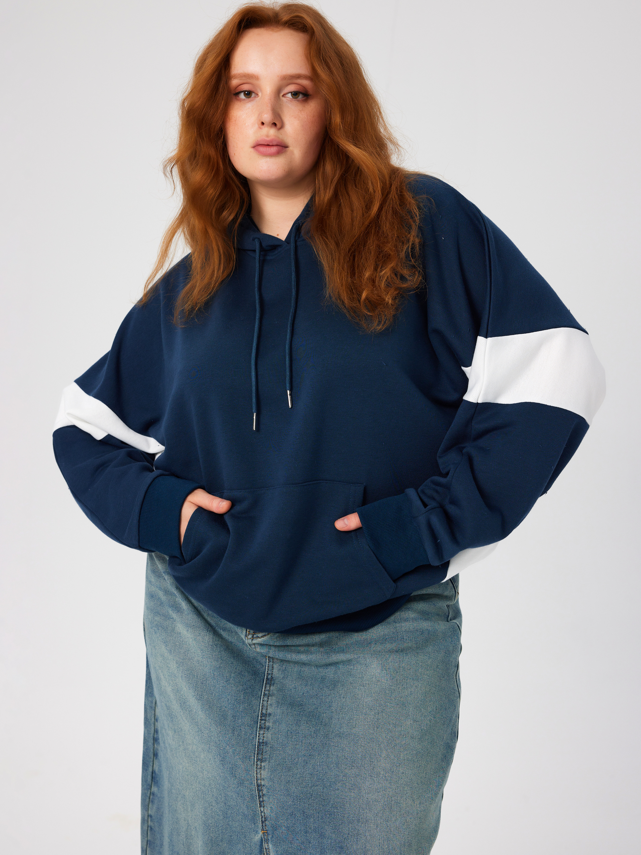 Pigeon Blue Oversized Jumpers H&m Oversized Hoodie Blauer