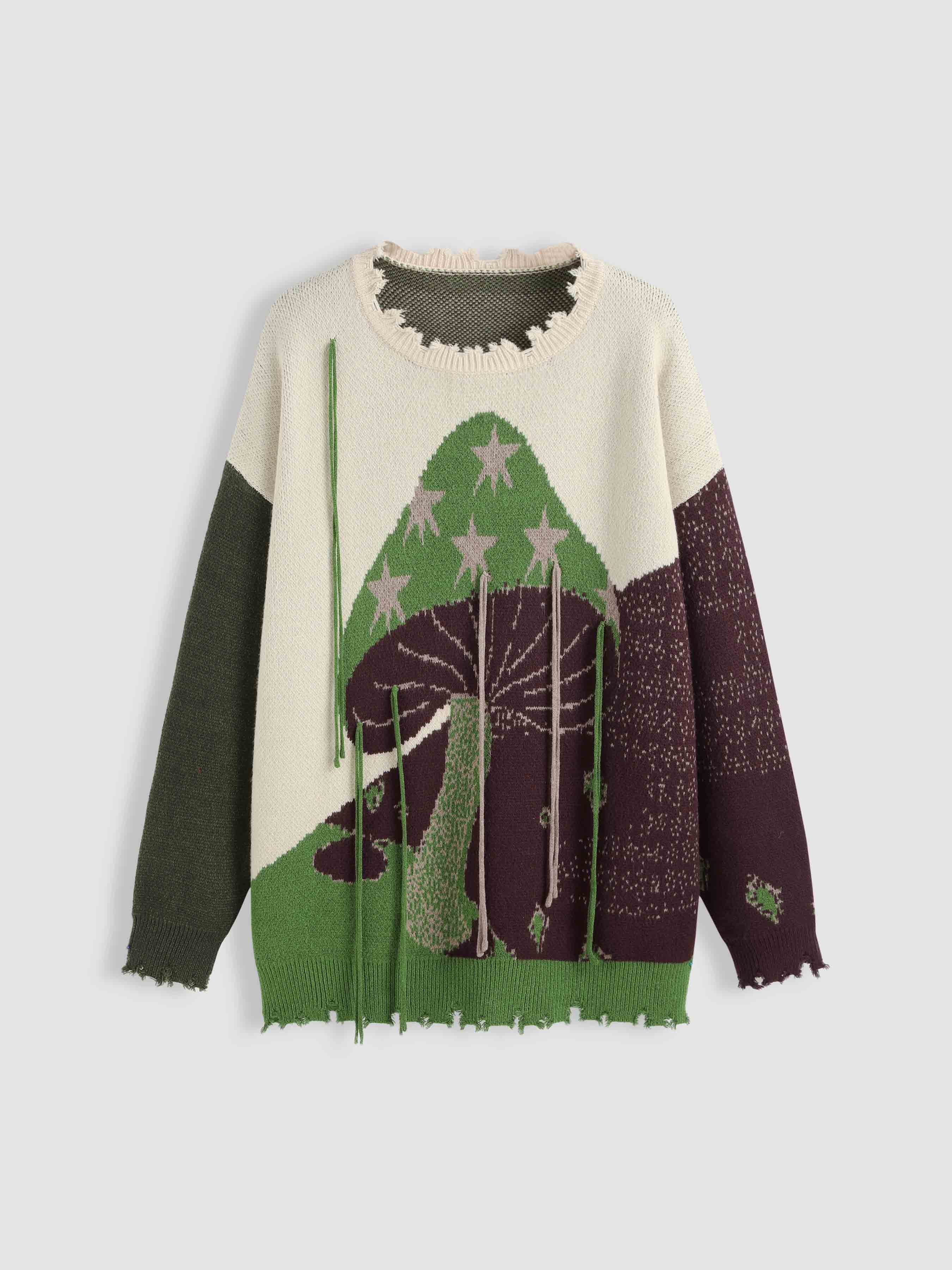 Vintage discount mushroom sweater