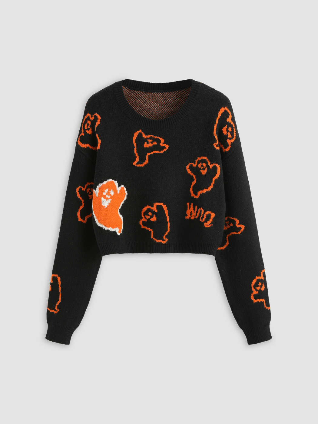 Maglione autunnale Abiti di Halloween Tessuto in maglia Halloween