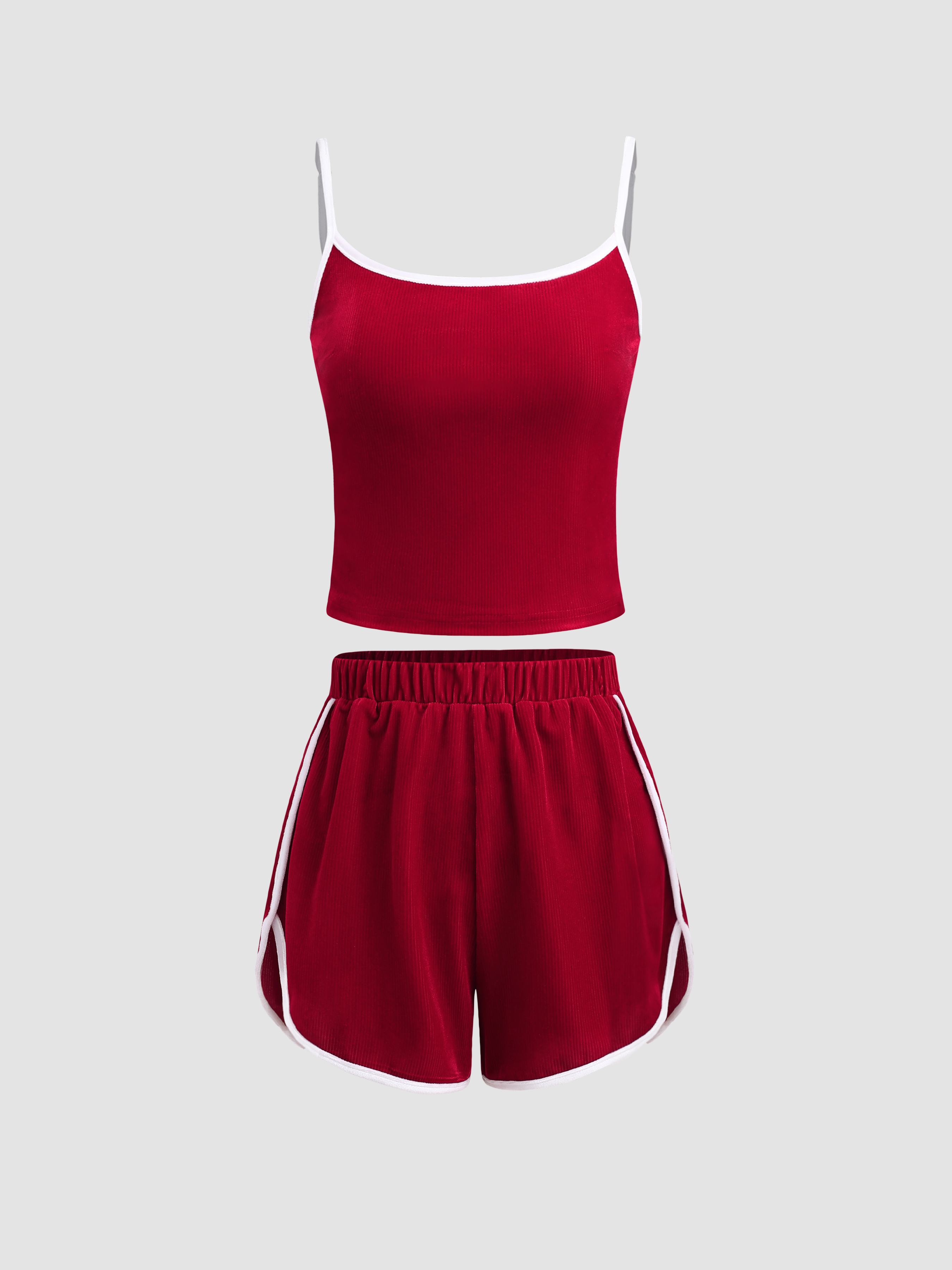 Velvet lounge set discount shorts