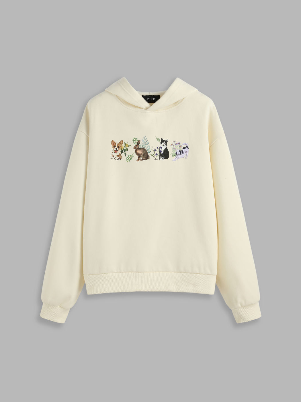  Fester Tier Hoodie