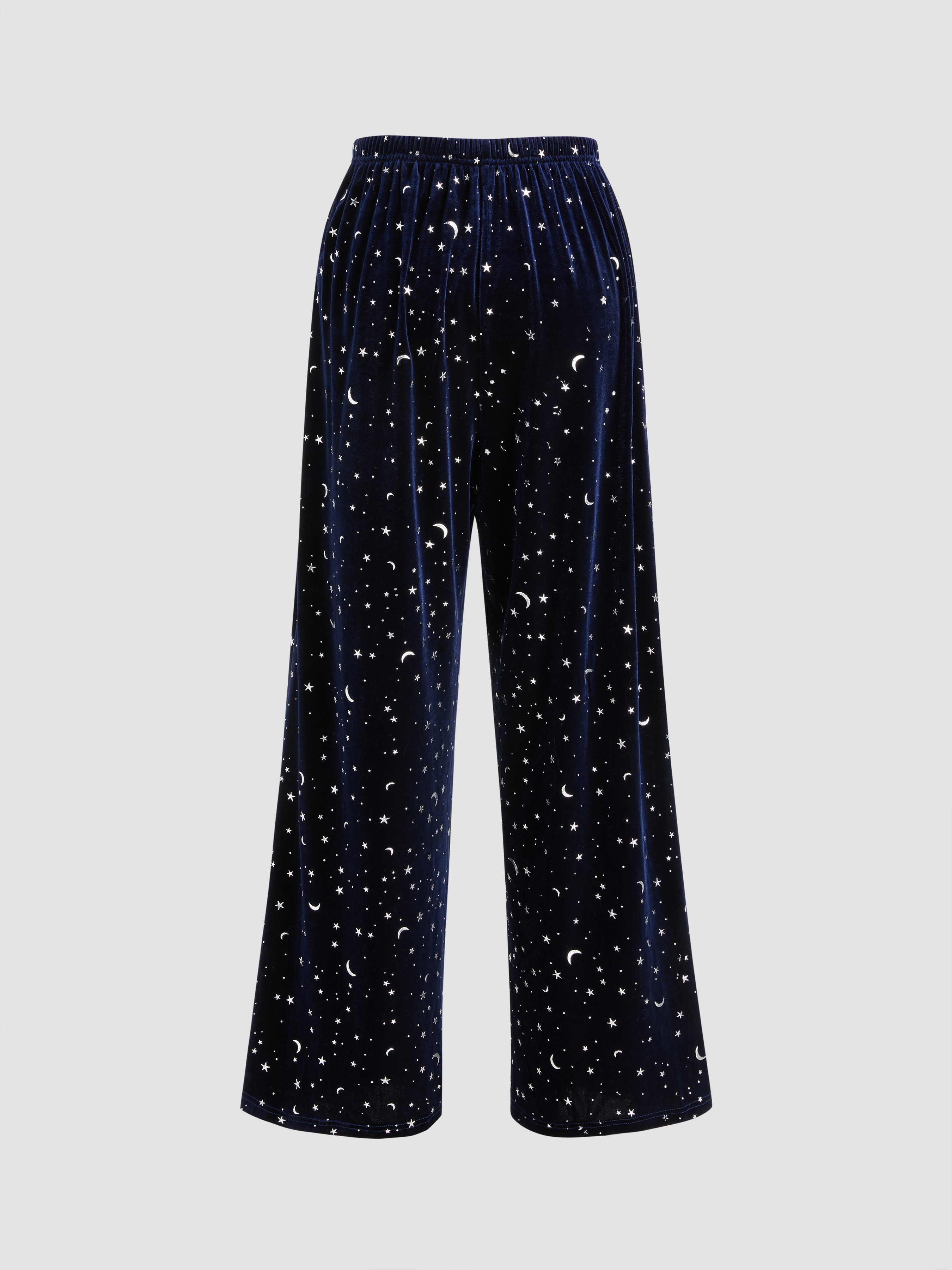 Oarencol Star Moon Space Galaxy Women's Pajama Pants Spacecraft