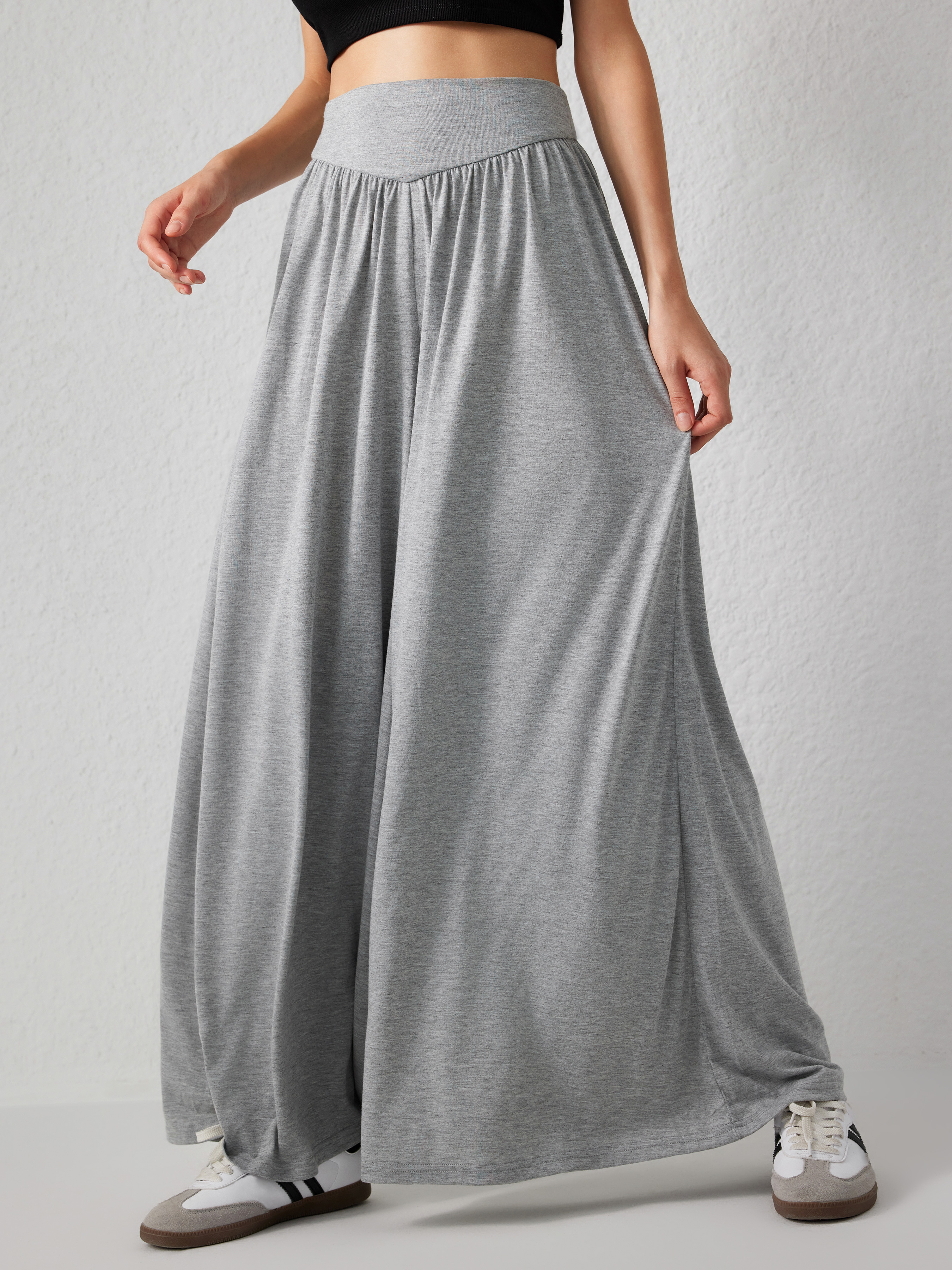 Sage Flowy Ruffle Edge Pants | Welcome to Bella Boutique!