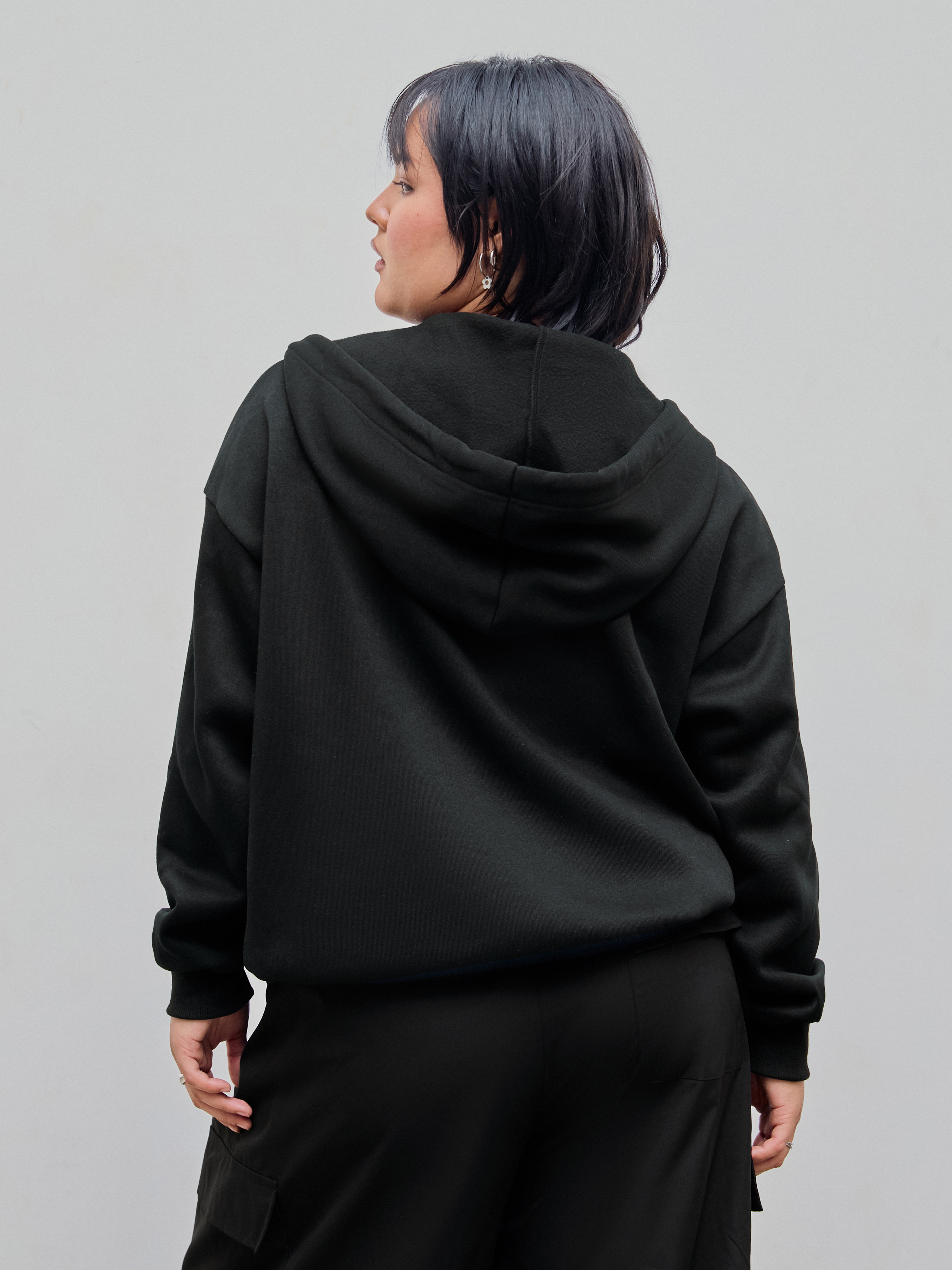 Zip Up Nakd Hoodies Zip Hoodie Black NA-KD