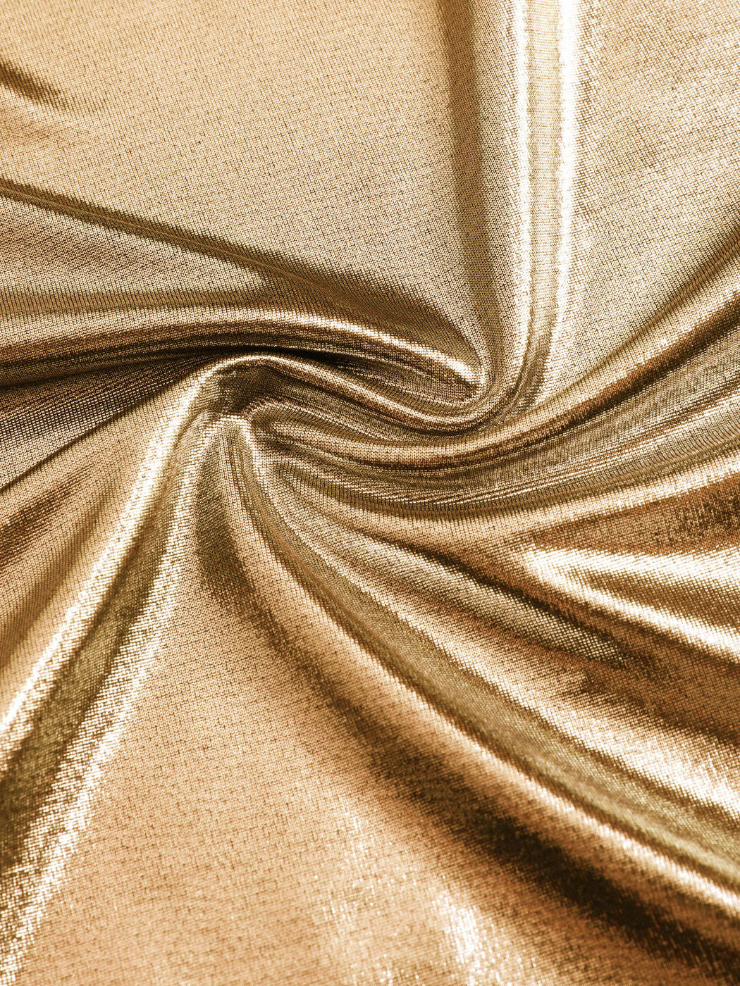  Metallic Rundhalsausschnitt Crop Tank Top