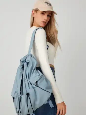 Nylon String Large Backpack