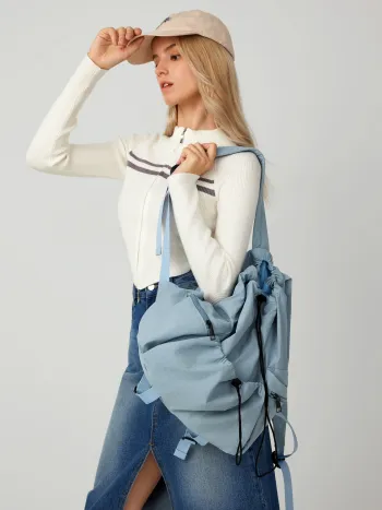 Zaino grande con corde di nylon