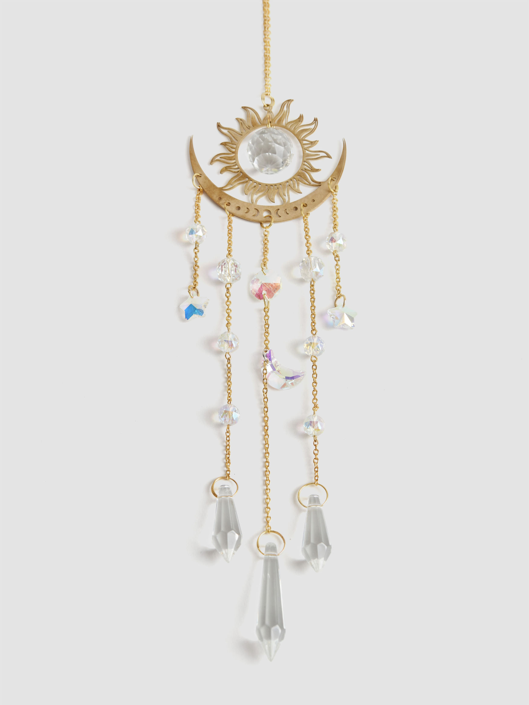Sun & Moon Gemstone Wall Hanging