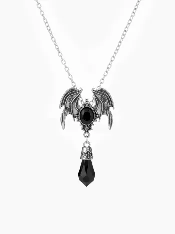 Fledermaus Edelstein Kettenhalskette