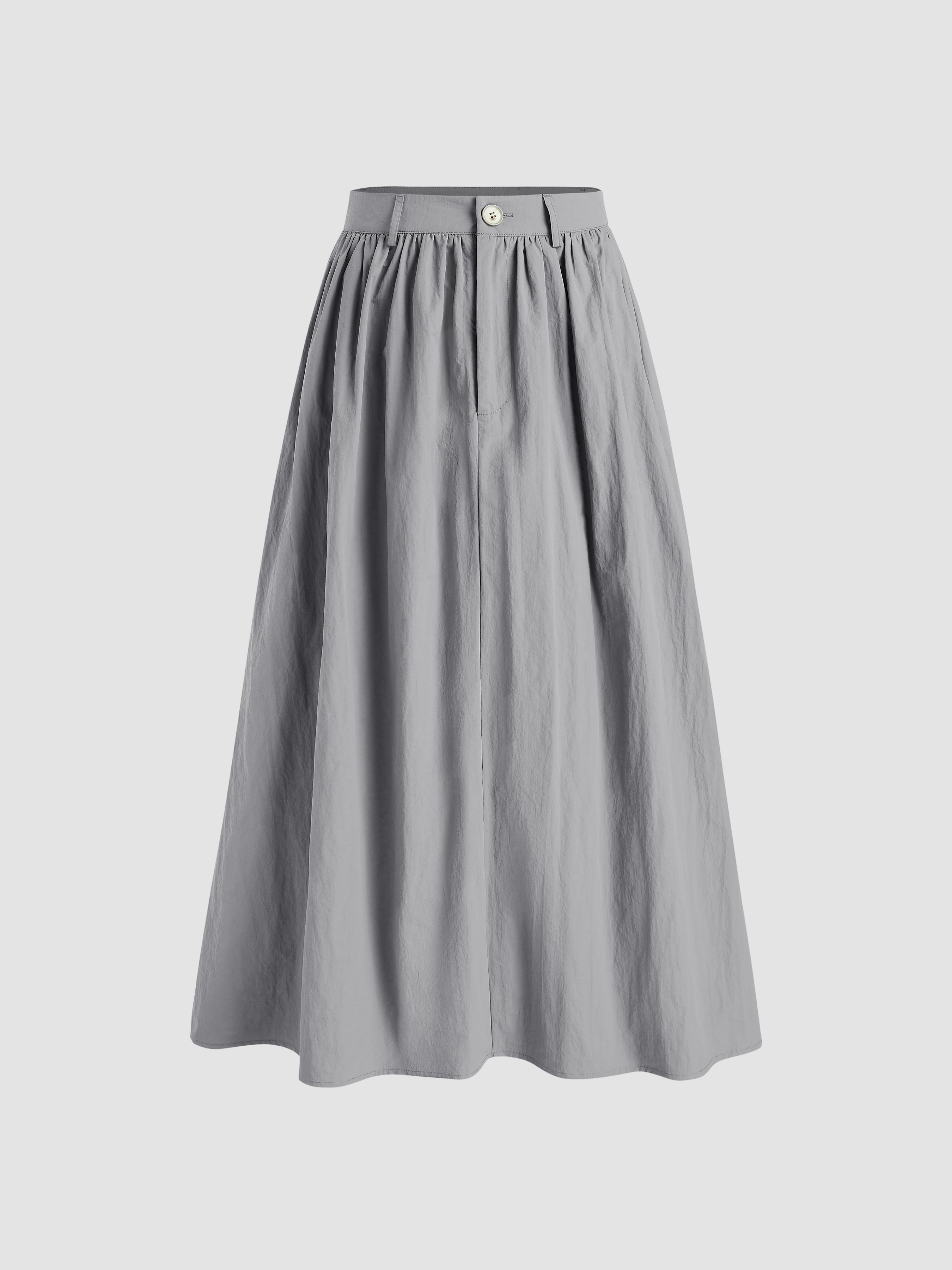 Ruffle clearance button skirt