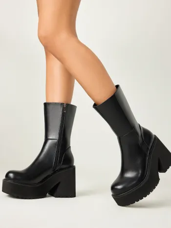 Classic Heeled Ankle Boots