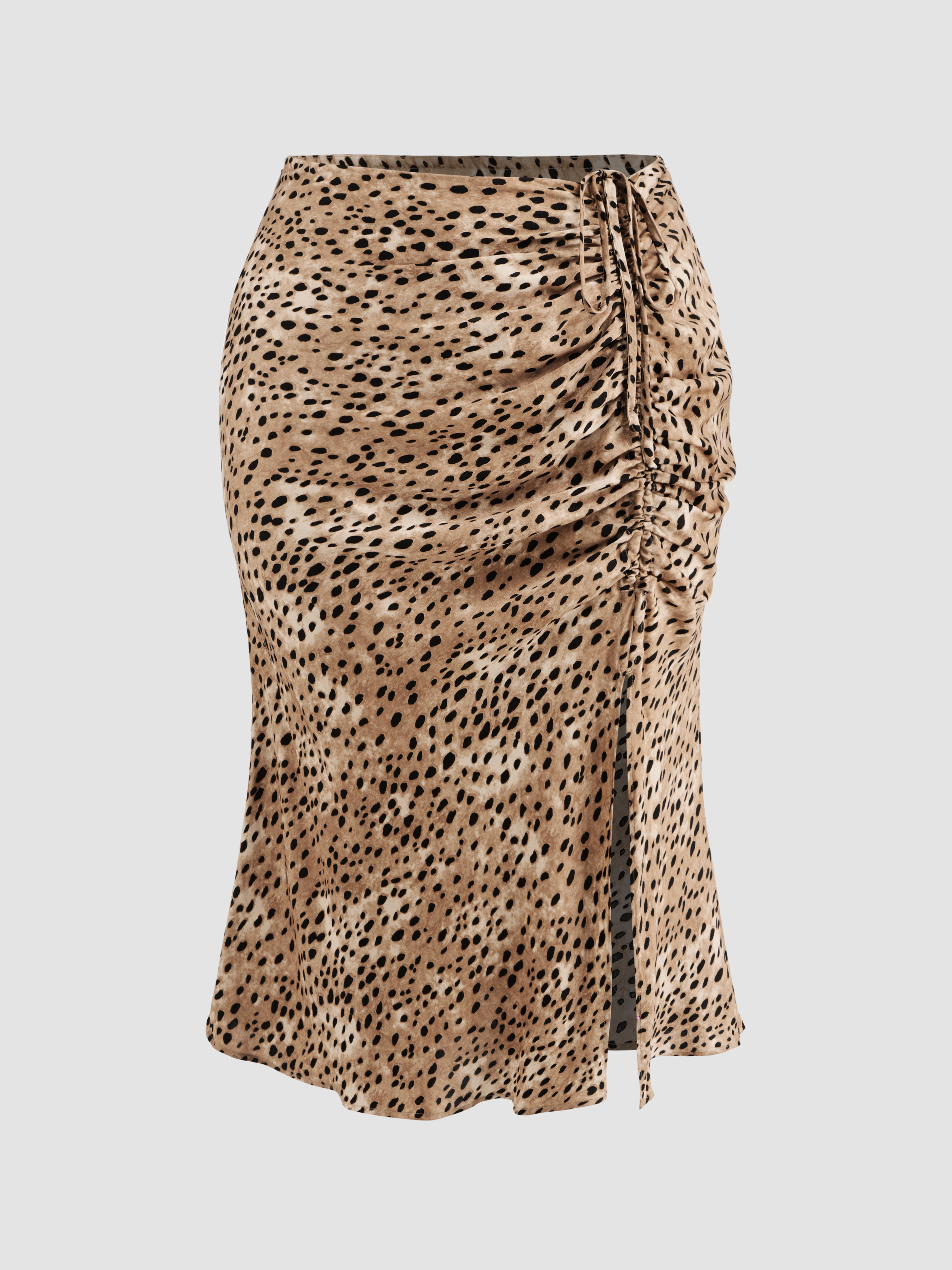 Leopard print clearance wrap skirt 4xl