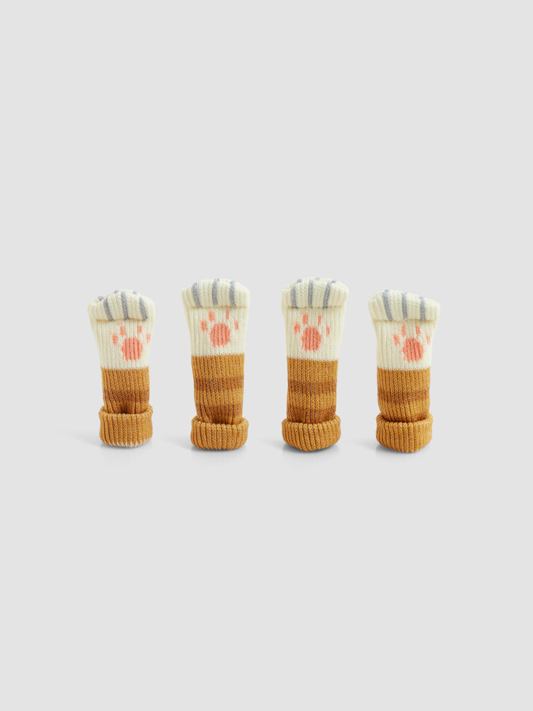 4pcs Paw Pattern Chair Leg Cover