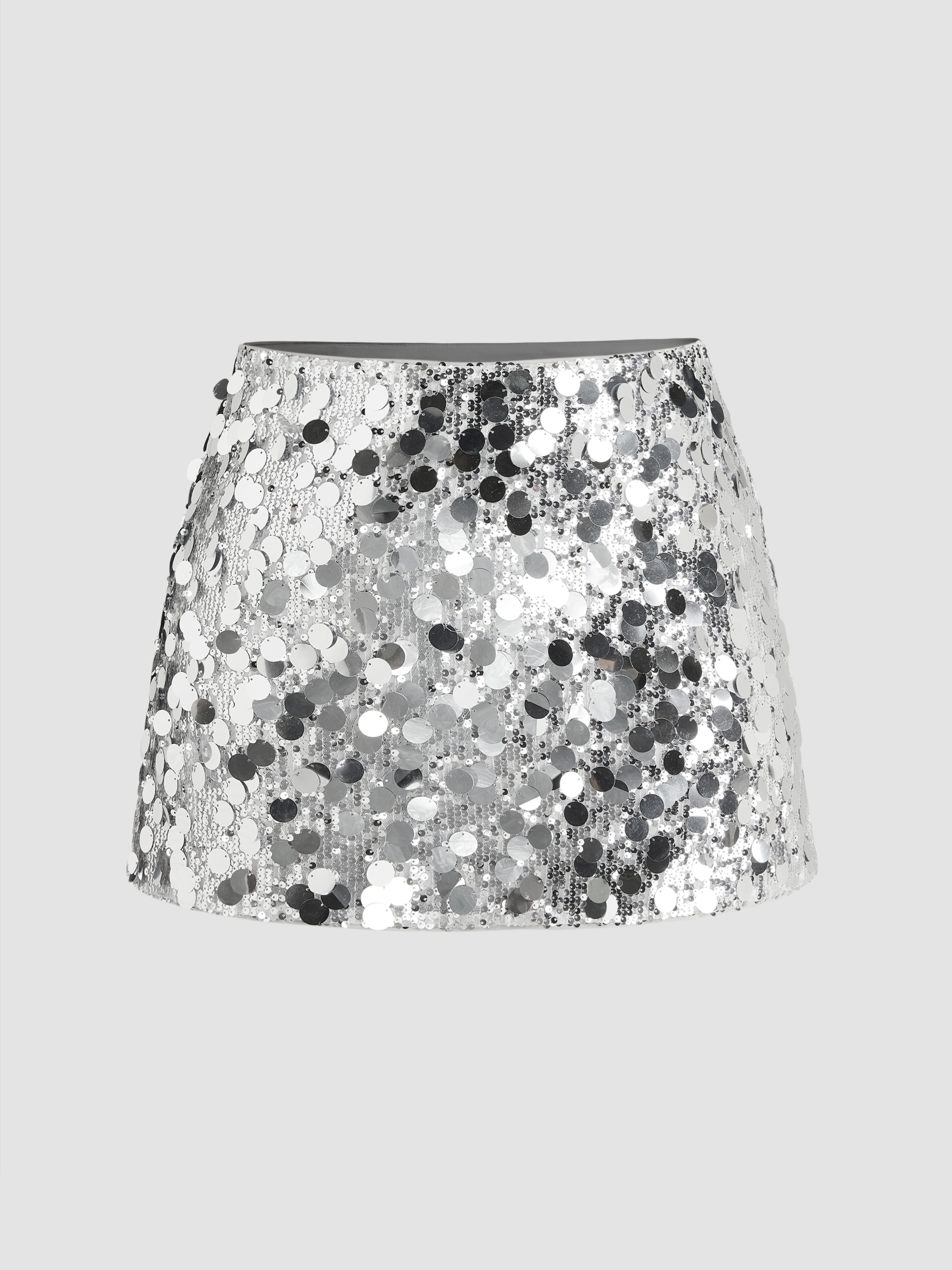 Silver sequin hotsell skirt 3xl