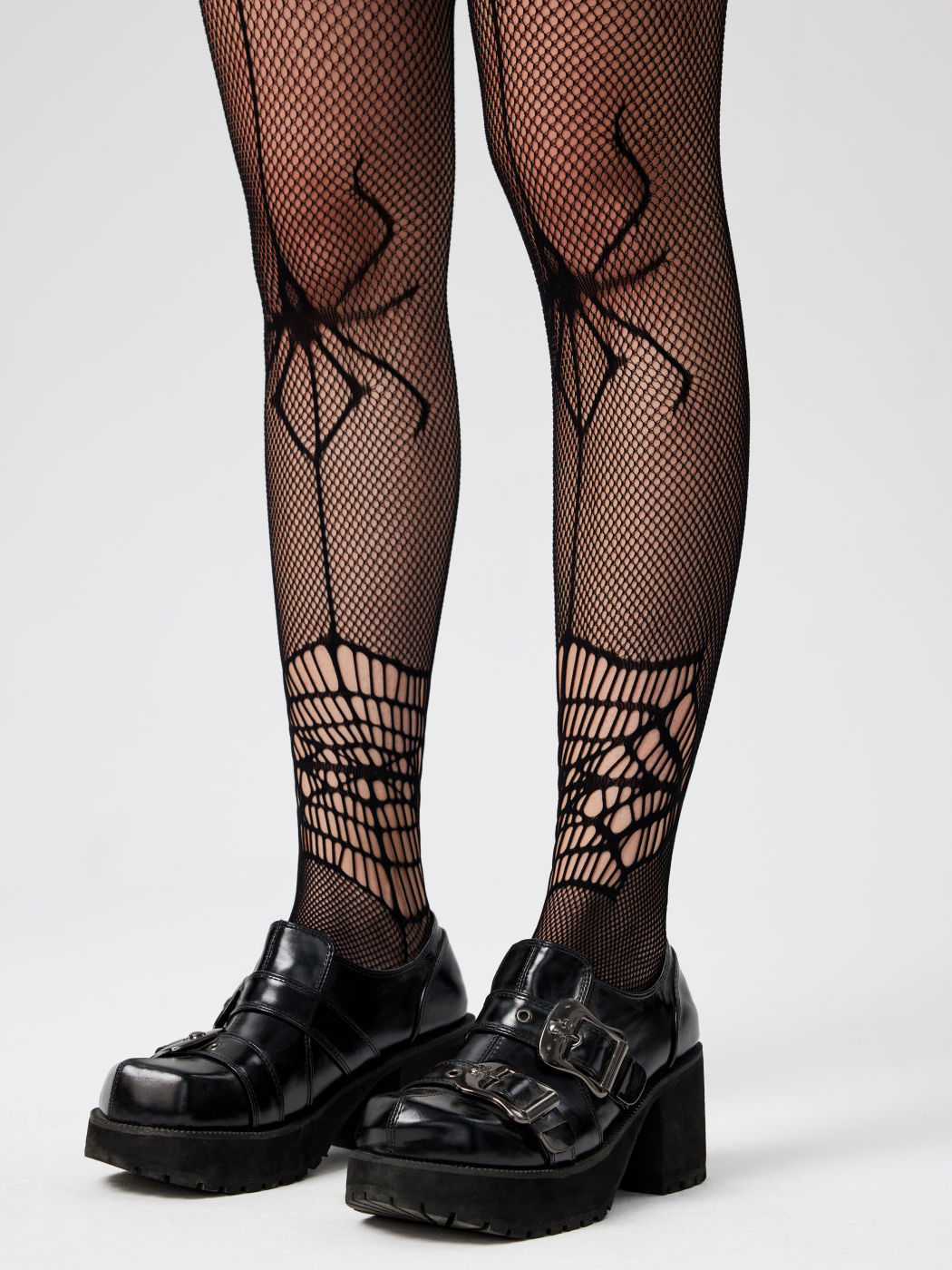 Spiderweb Pattern Fishnet Tights