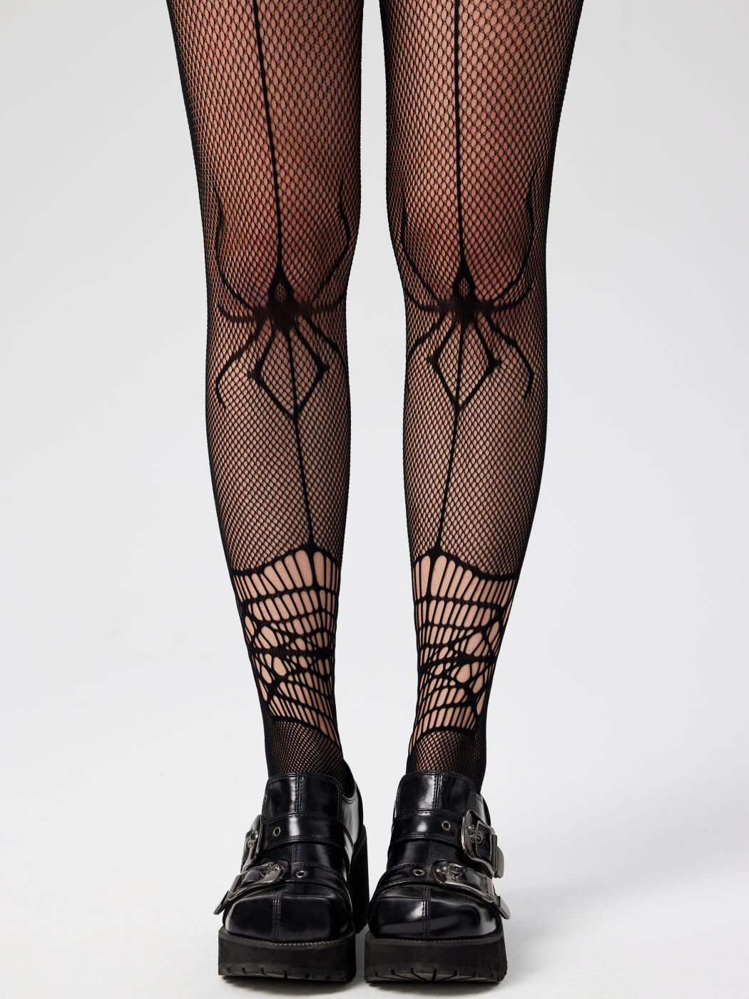 Spiderweb Pattern Fishnet Tights