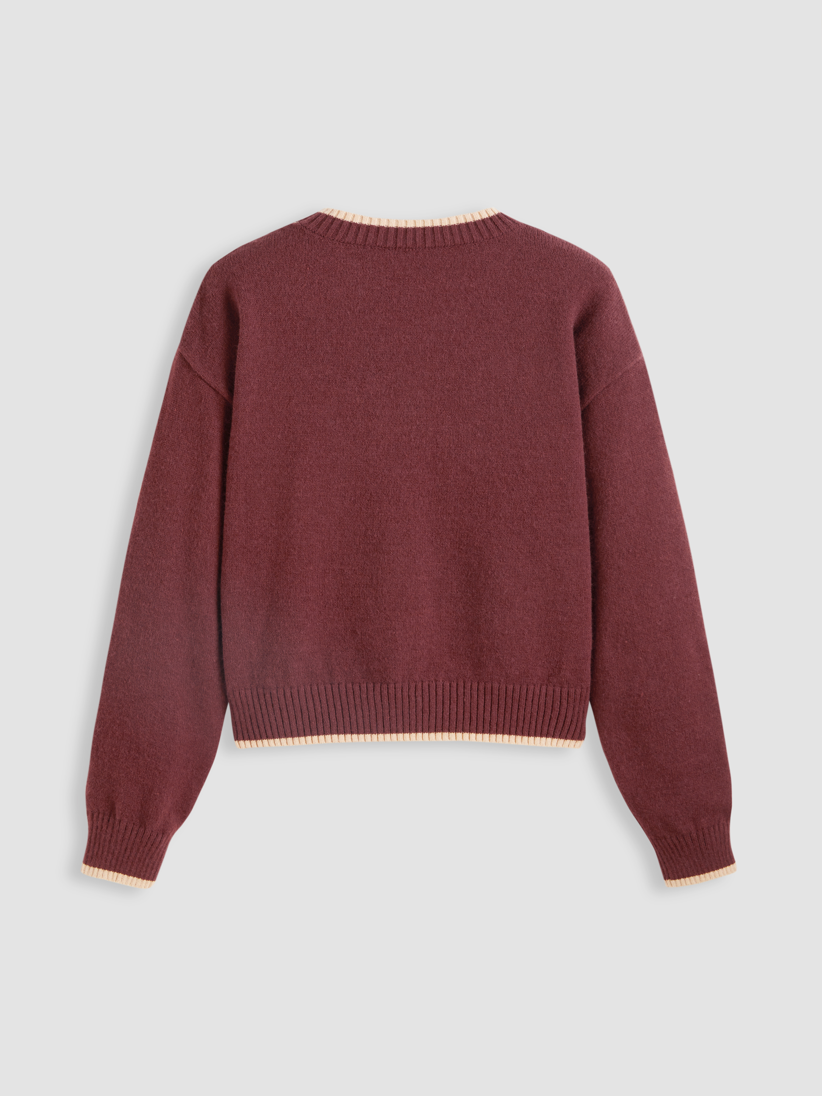 ニット・セーター CPGN STUDIO Doodle Bear Round Knit 5MM230 Knit Fabric Round Neck Bear Graphic Knitted Long Sleeve Top