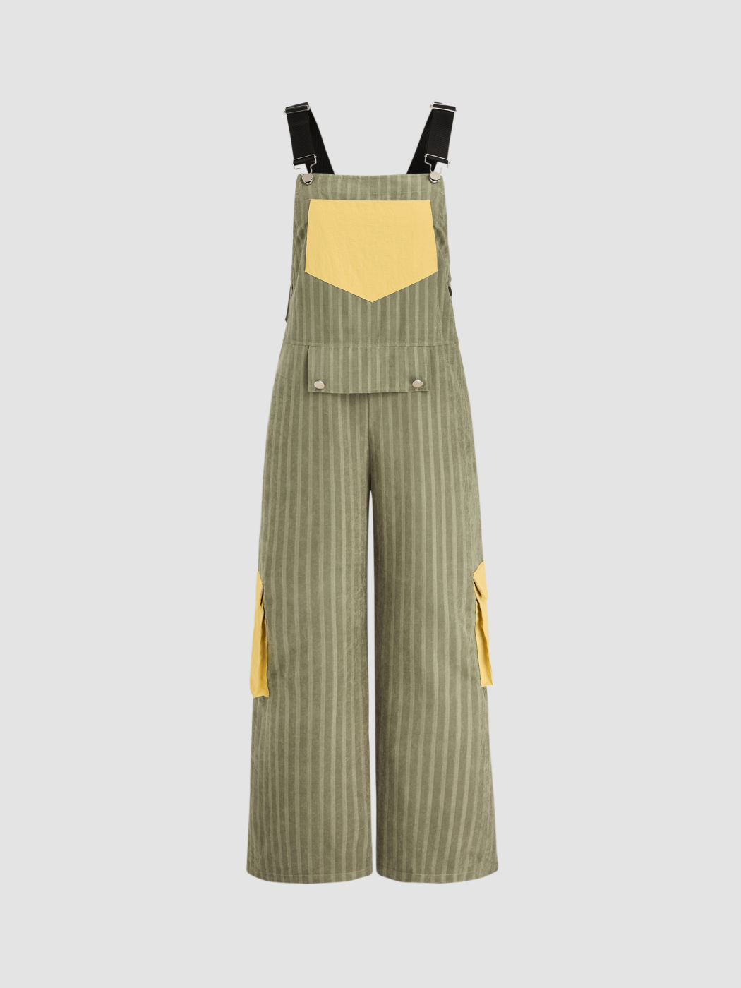  Cargo Patchwork Schnalle Overall