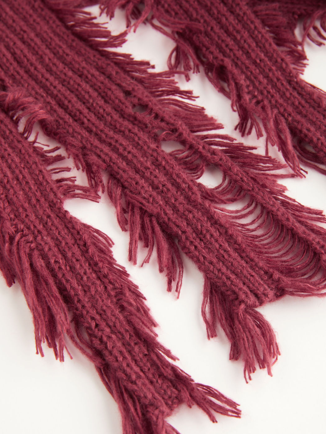  Gestrickter Hochhals Rissiger Langärmlige Strickoberteile