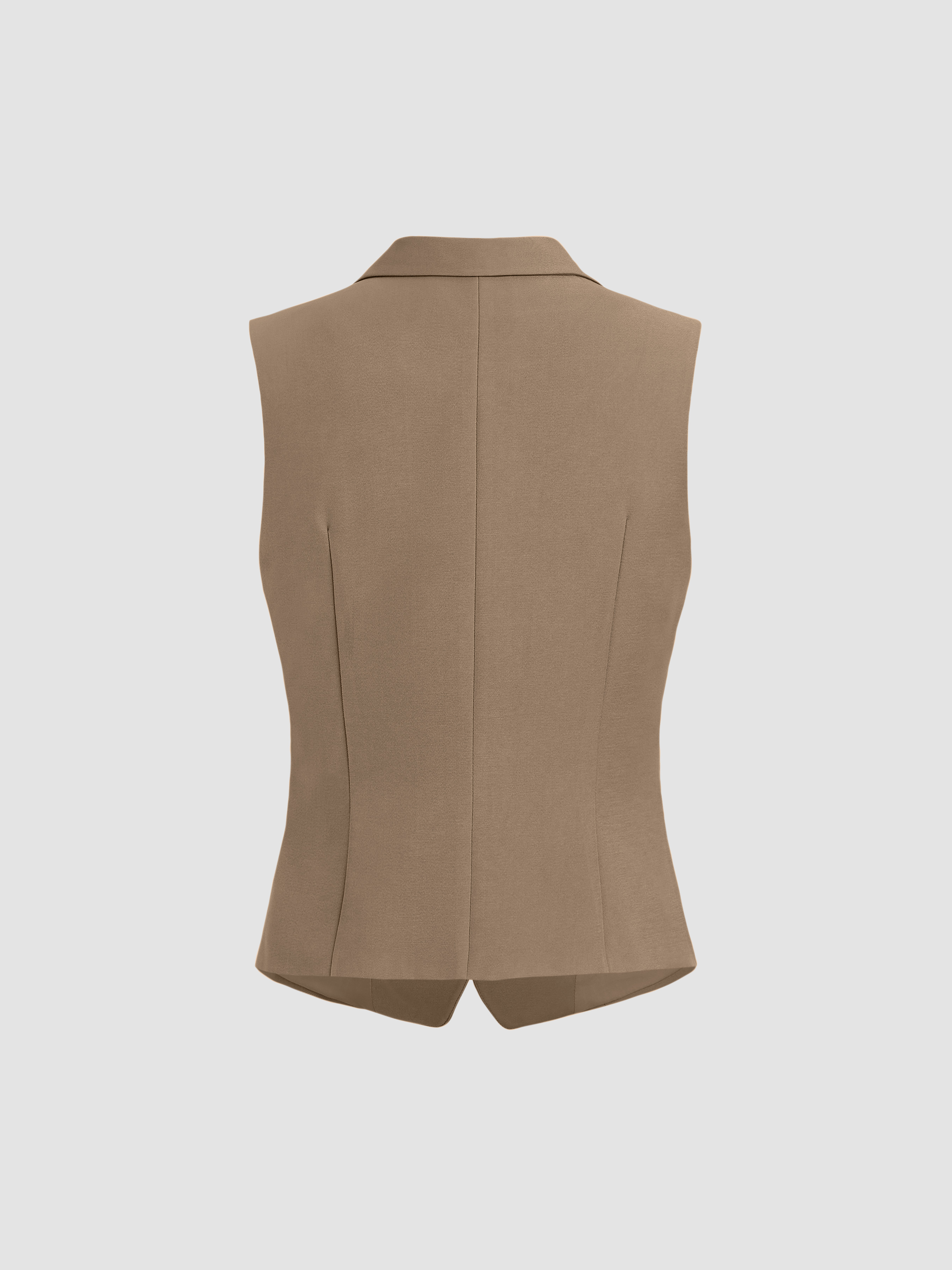 SUNSIOM Women?s Solid Color Pleated Irregular Split Exposed Navel Vest