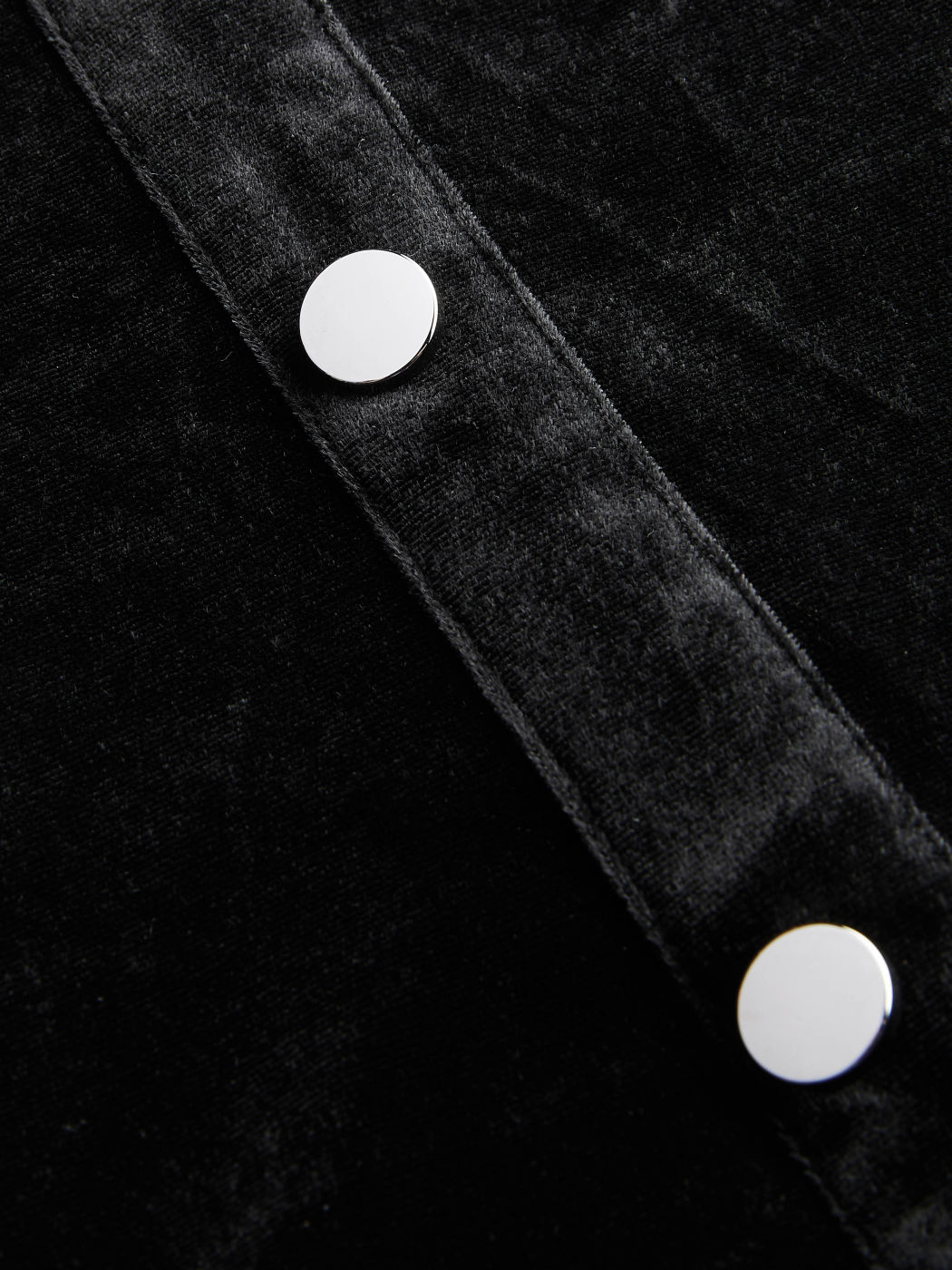  Samt Schulterfrei Knopf Kurzes Kleid