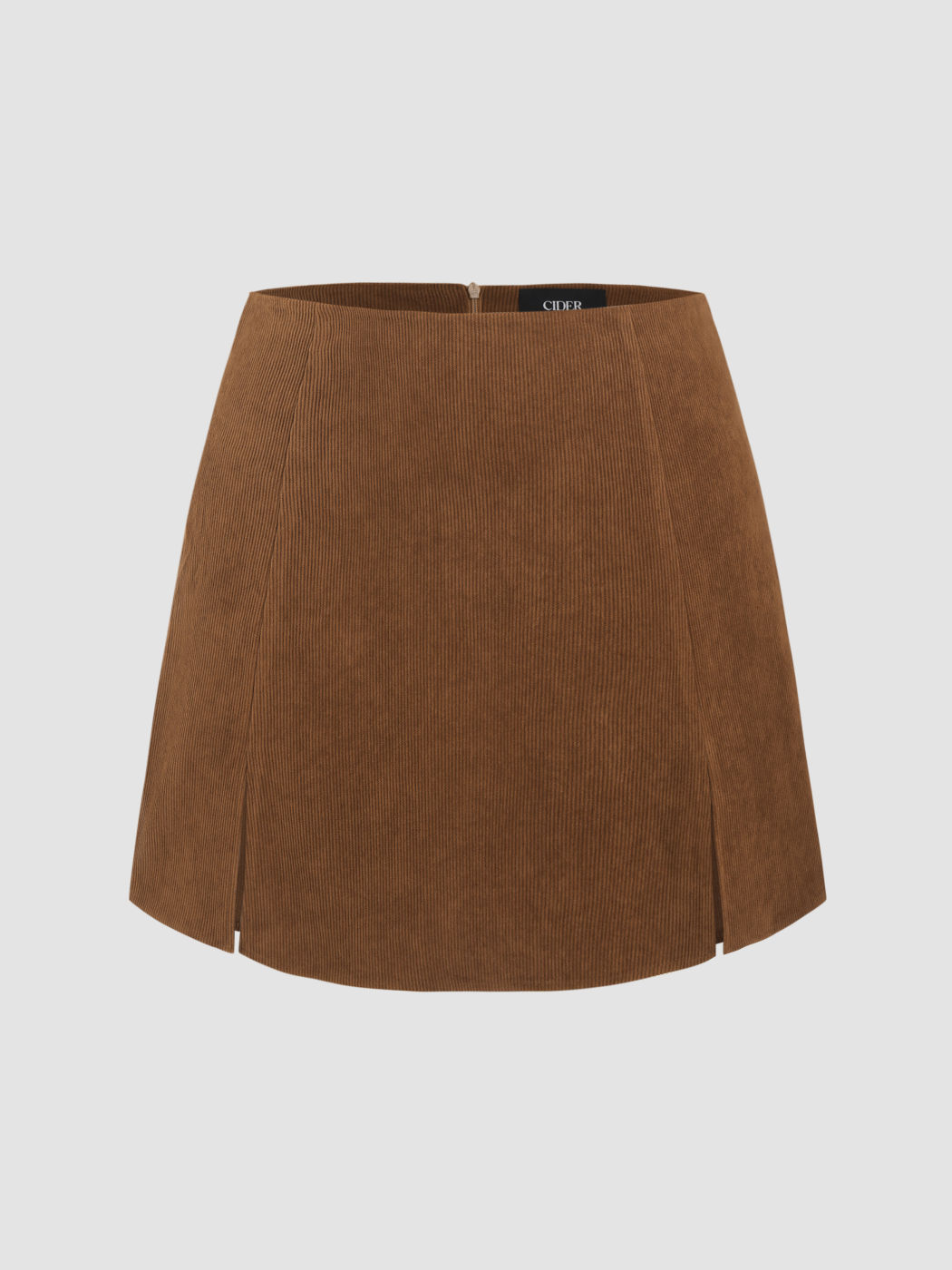 Corduroy High Waist Split Skort Curve & Plus
