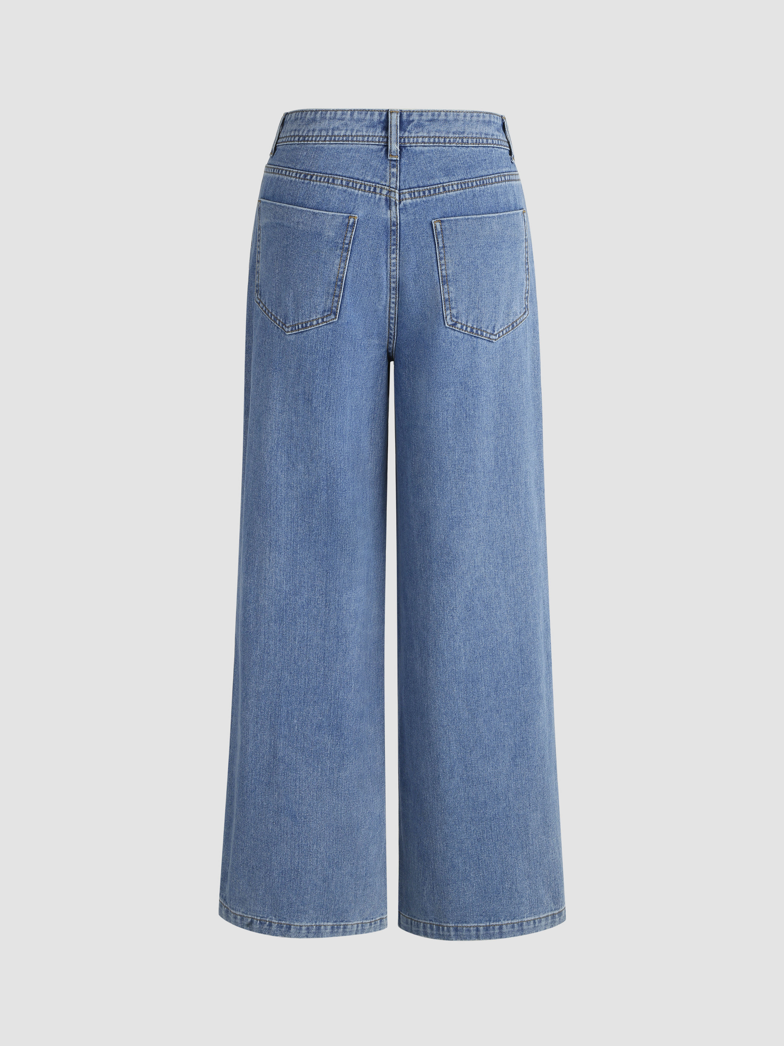 【STUMBLY】High Waist Wide Denim wr_upr-denim-3-button-high-