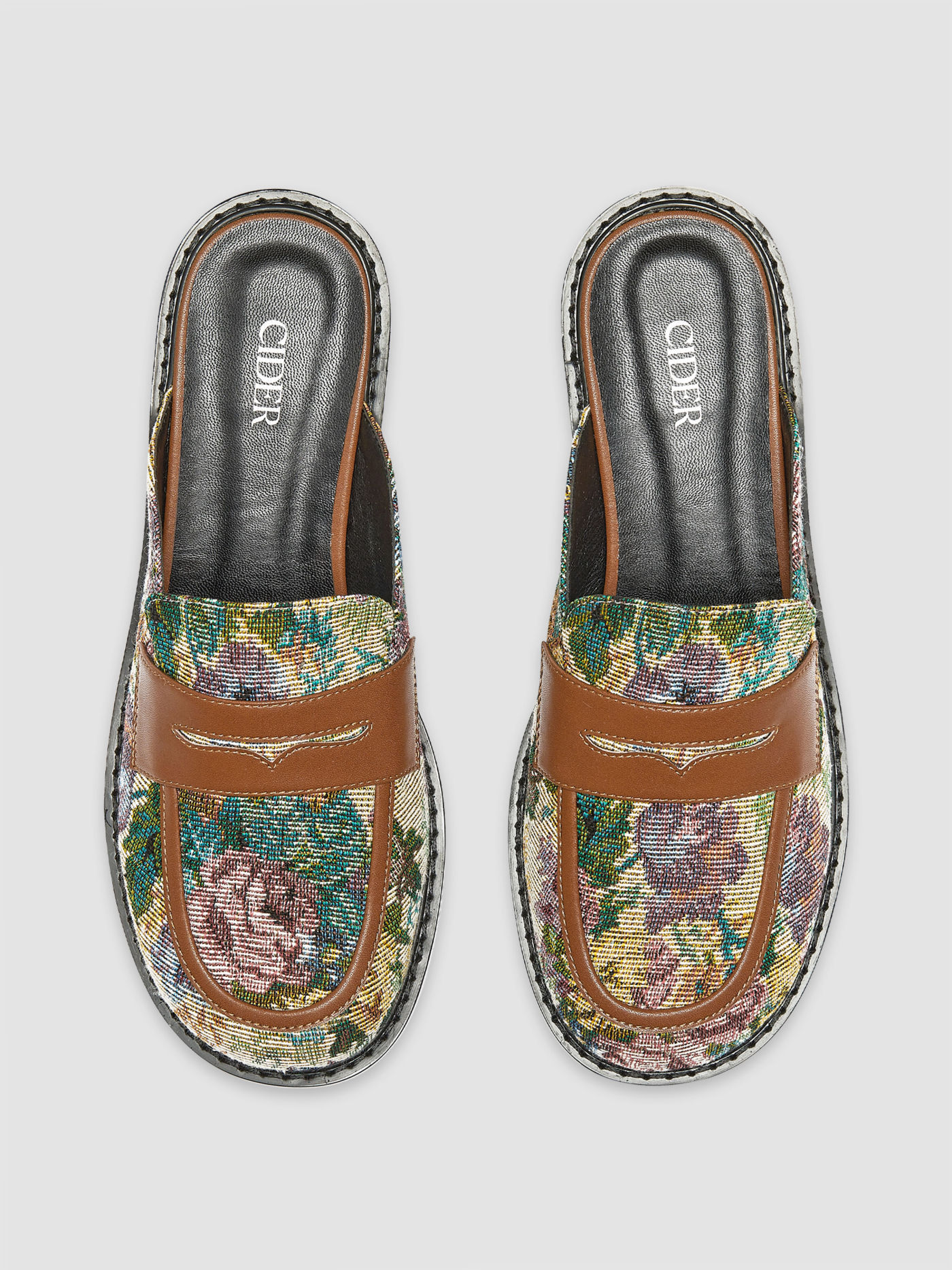Fabric Mule Flats