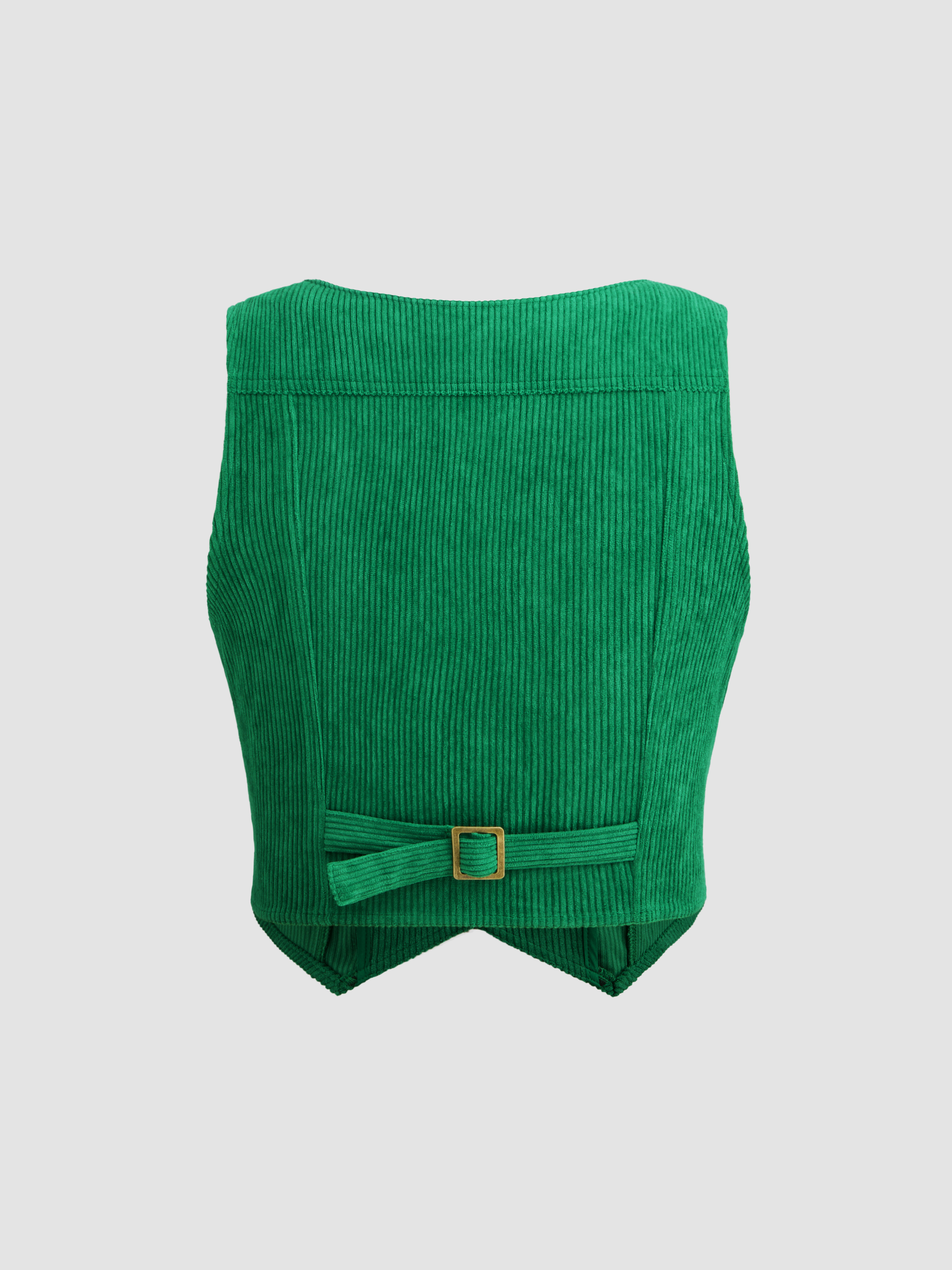 トップス CordingEmbroideryDetail CottonVest Bamboo Cotton Fleece Hooded Midi Vest | Women's Bamboo
