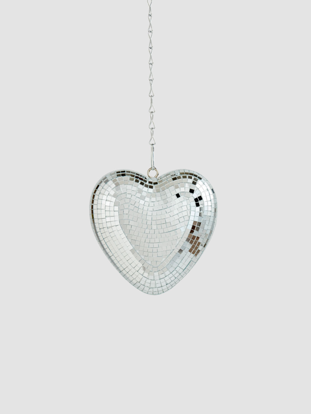 Glass Heart Pattern Wall Hanging
