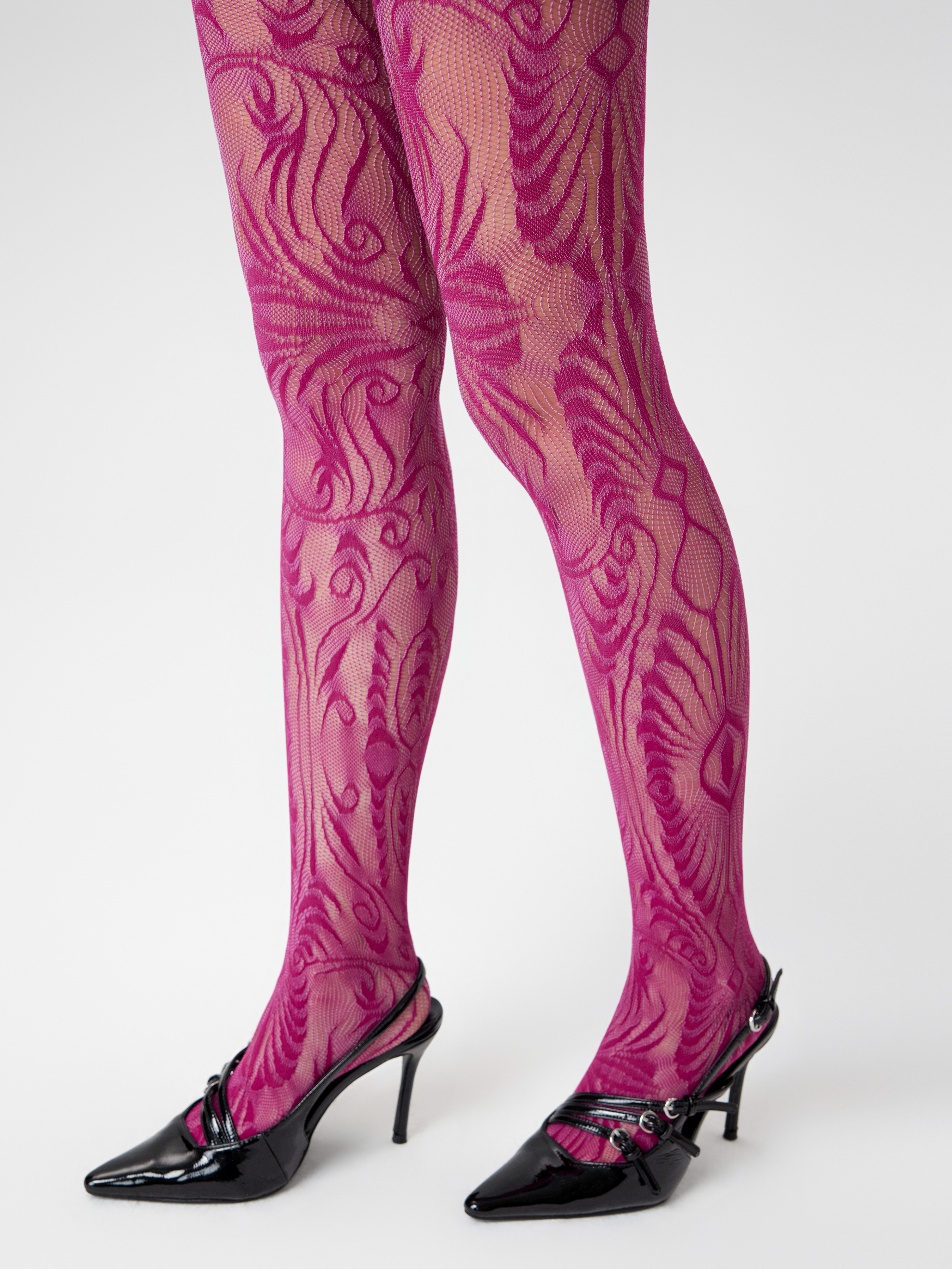 Floral on sale fishnet tights