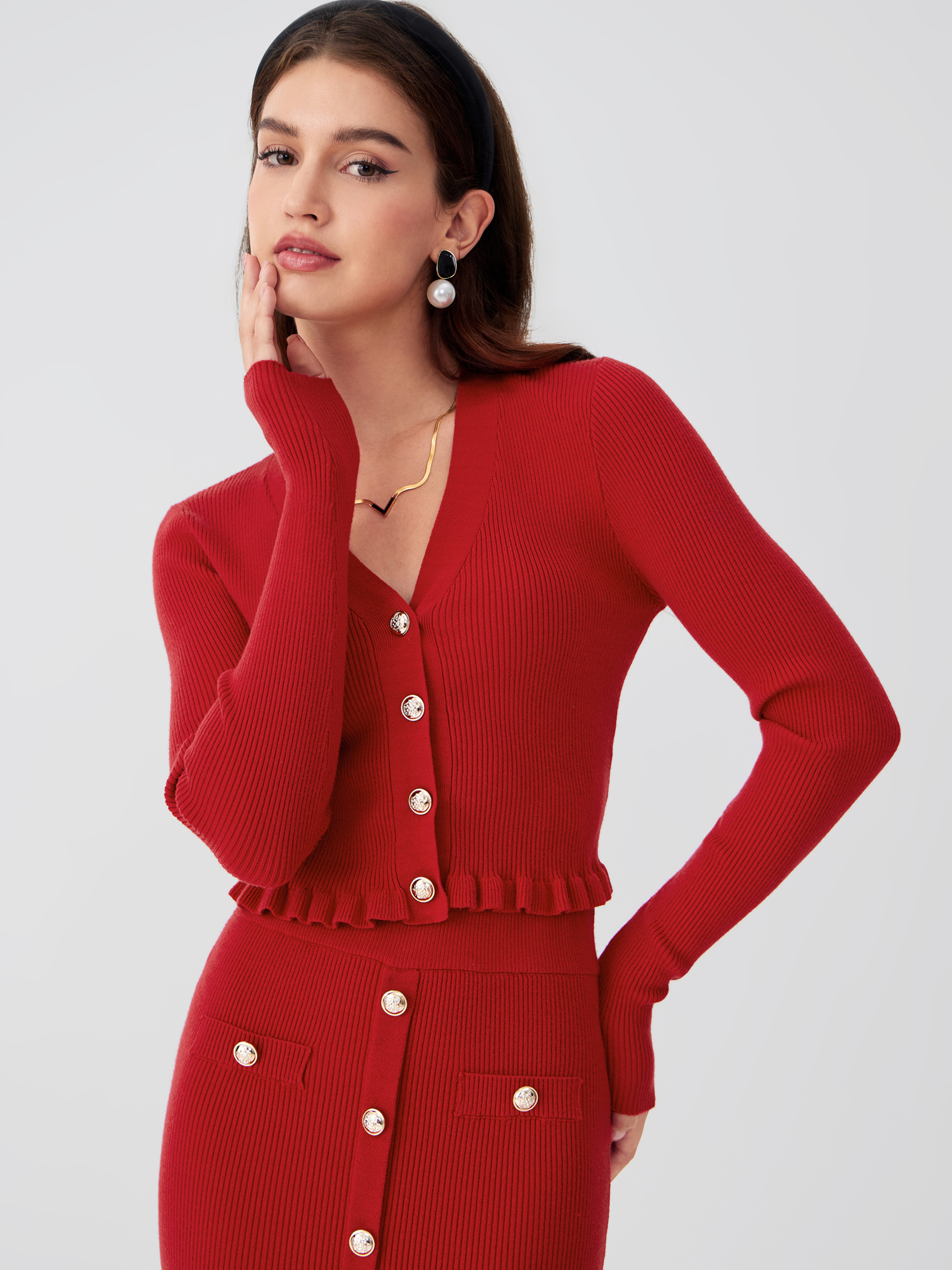 mideal（マイディール）の「glitter knit ensemble / グリッター