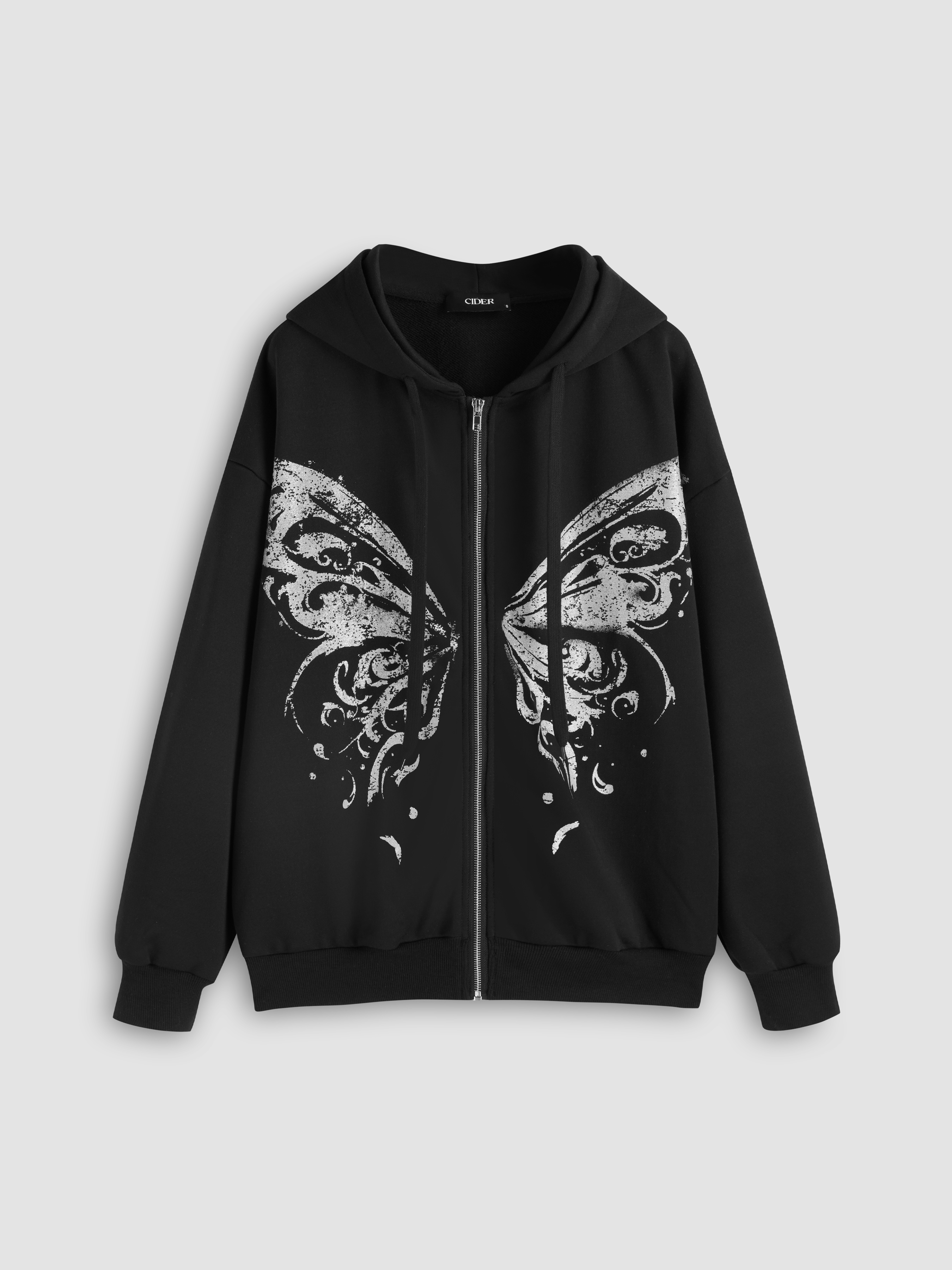 【X-girl】BUTTERFLY ZIP UP HOODIE X-girl｜BUTTERFLY ZIP UP HOODIE X-girl | Rakuten Fashion