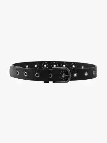Ceinture décorée de tournesols cloutés