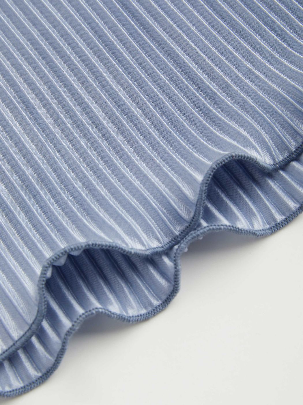  Satin Hohe Taille Weite Bein Hosen Kurve & Plus