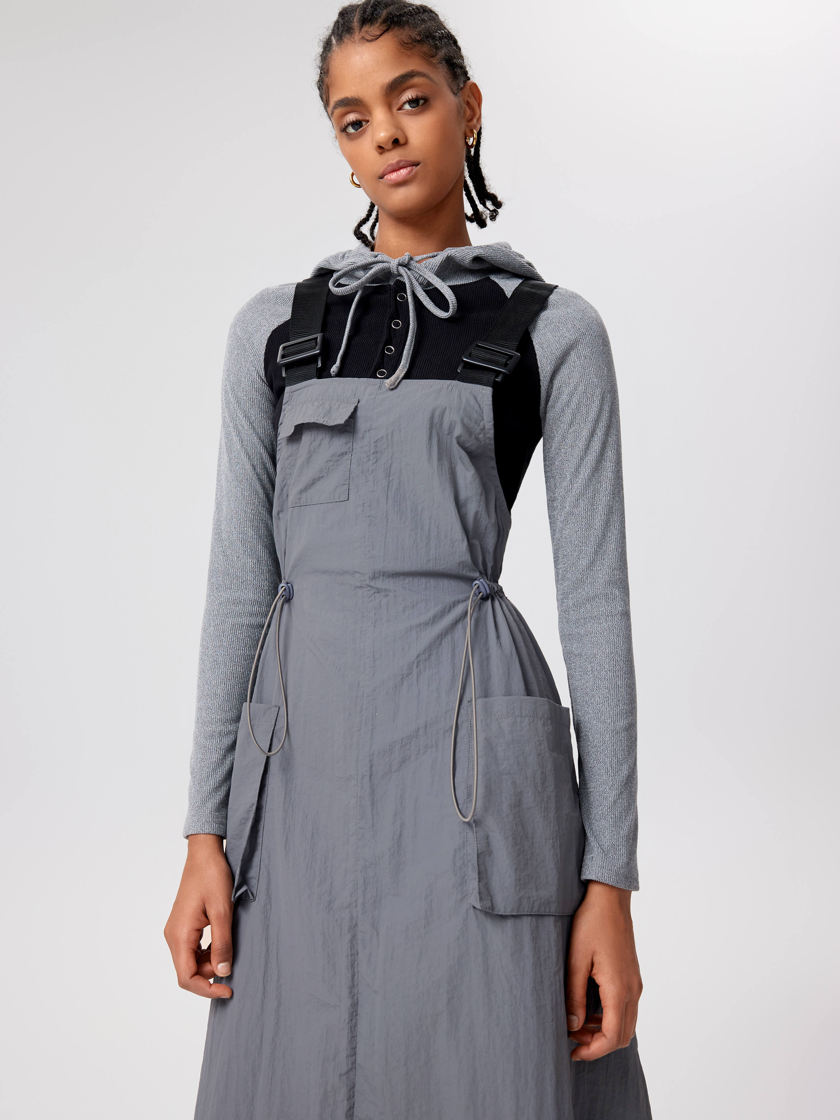 farm rio garden tiles cutout midi dress FARM Rio Women's Off-White Flora Tile Scallop Linen Dress