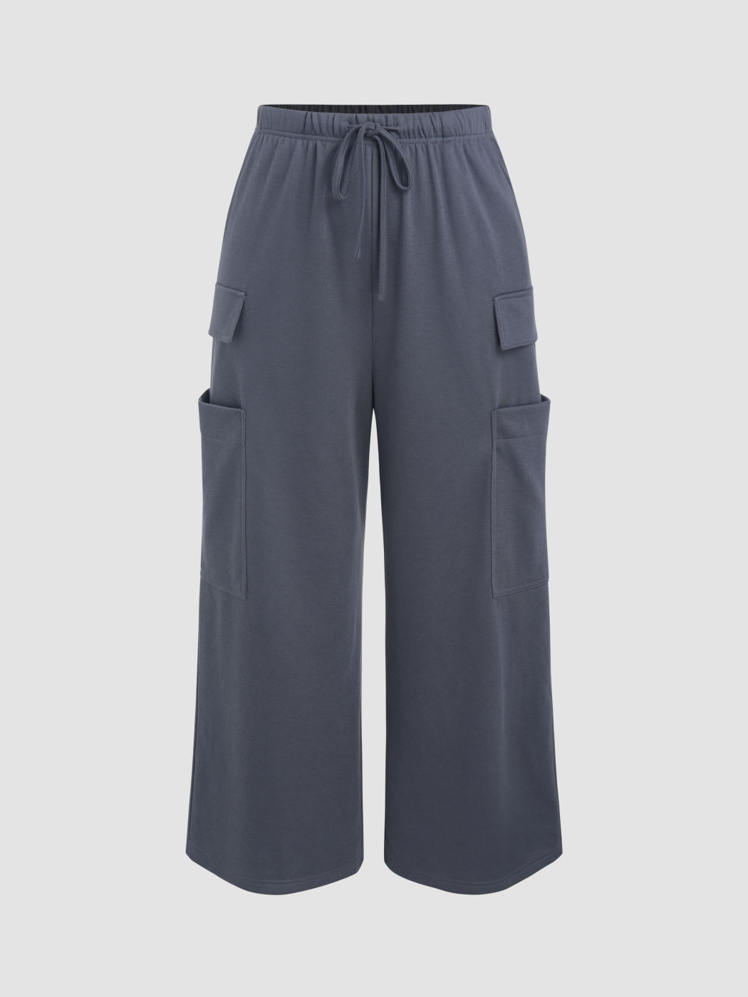  Cargo Terry Mittlere Taille Gerade Bein Hosen Kurve & Plus