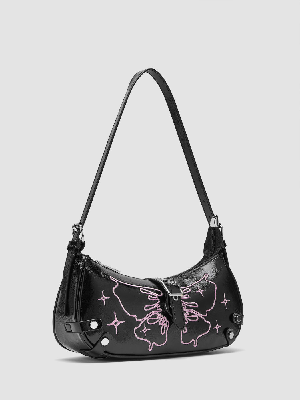  Bolso de Hombro de Tela de Mariposa