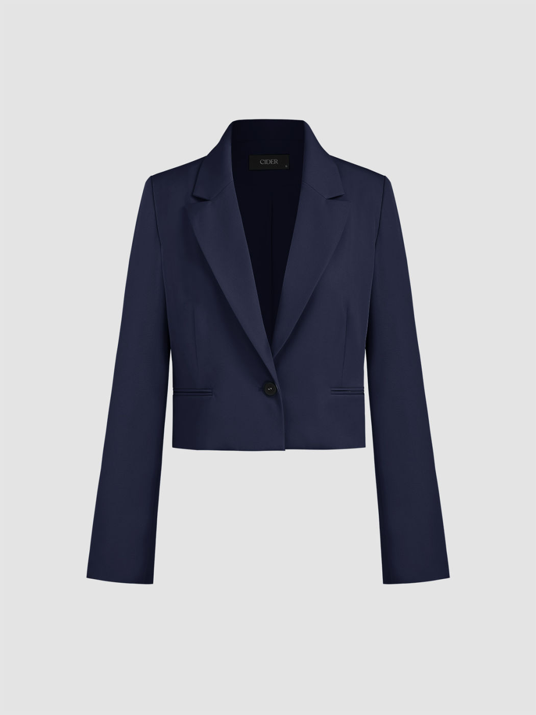 Cropped Tailored Blazer