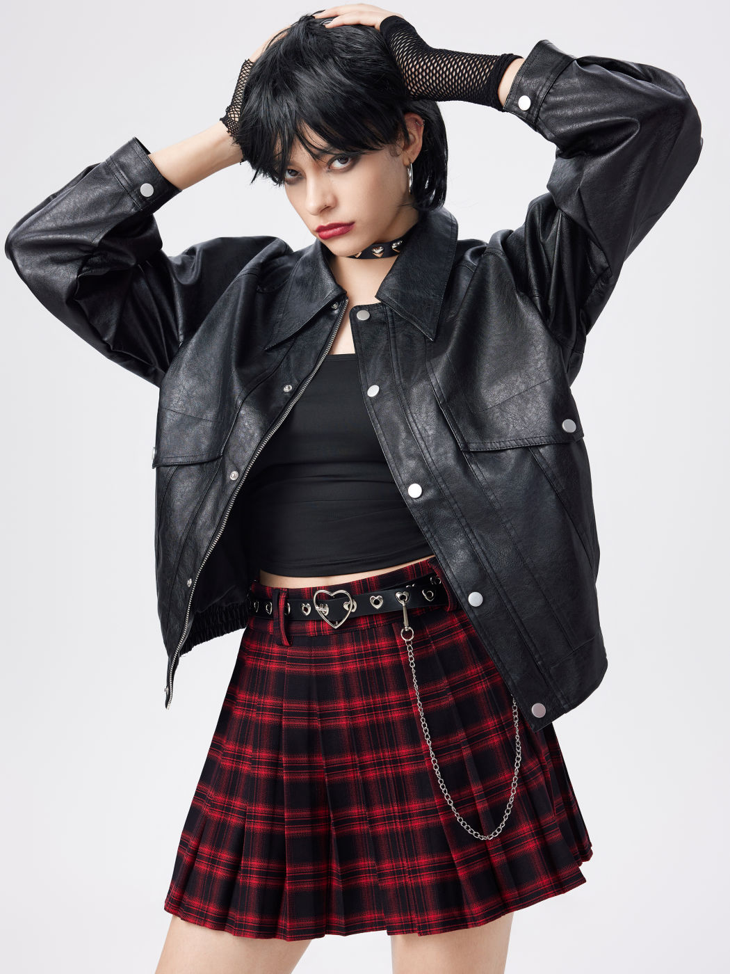 Strapfloses, geruchertes Crop Top