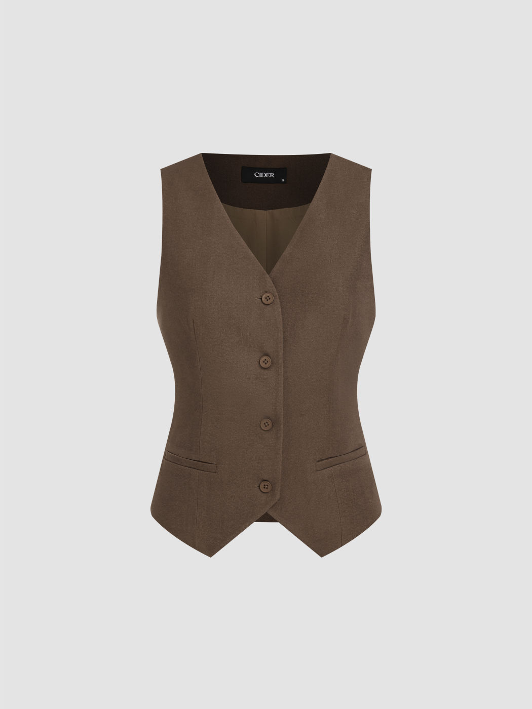 V-Neck Button Waistcoat