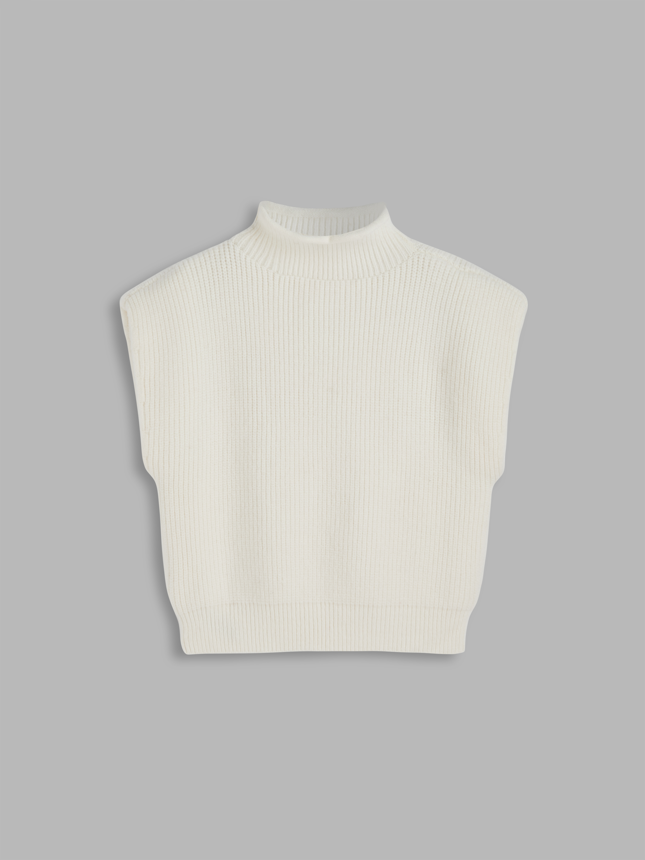 Daily Ritual Cropped Knitted Vest - Cider