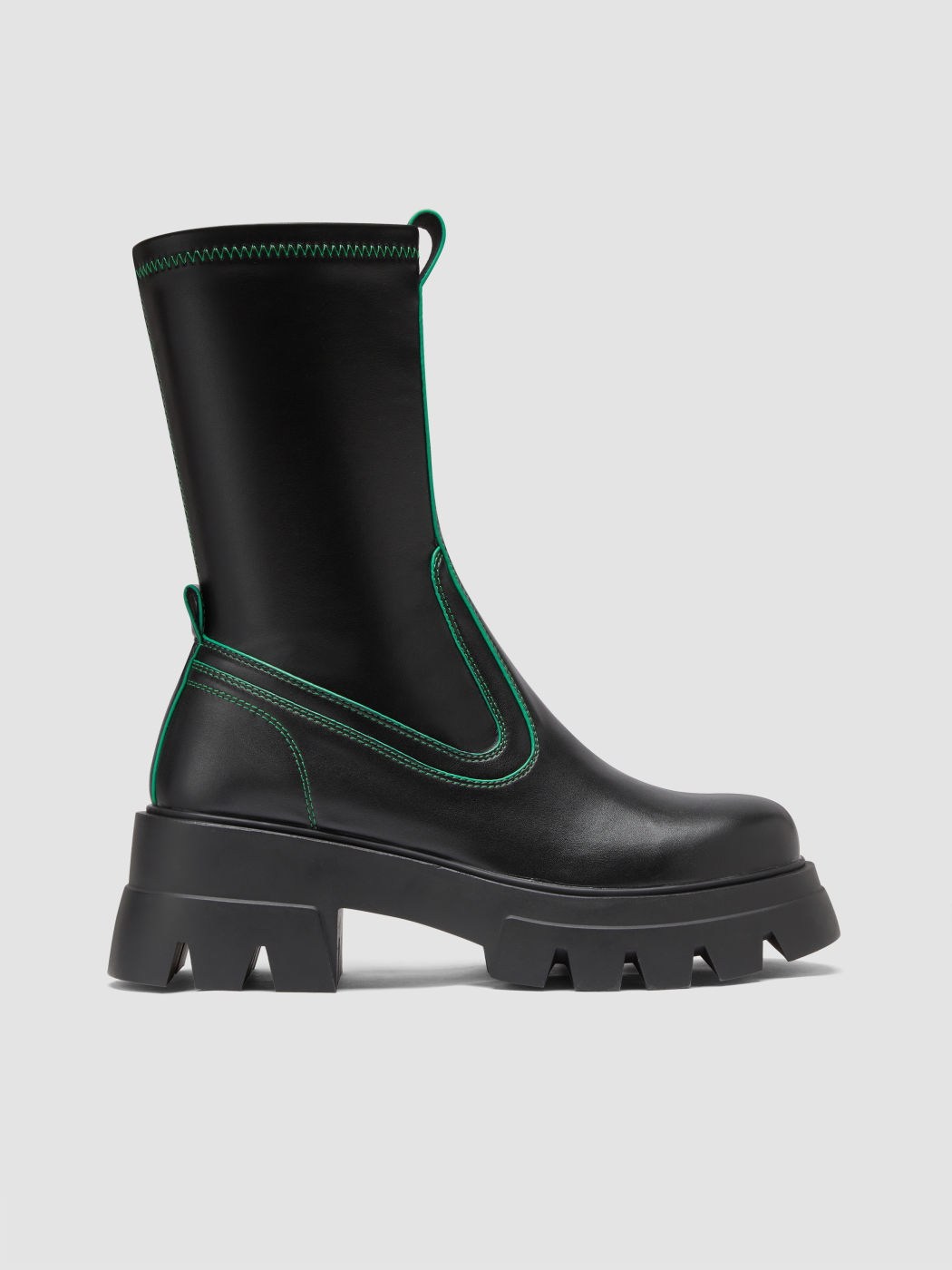 Leather Ankle Chelsea Boots For School Date Music Festival/Live House