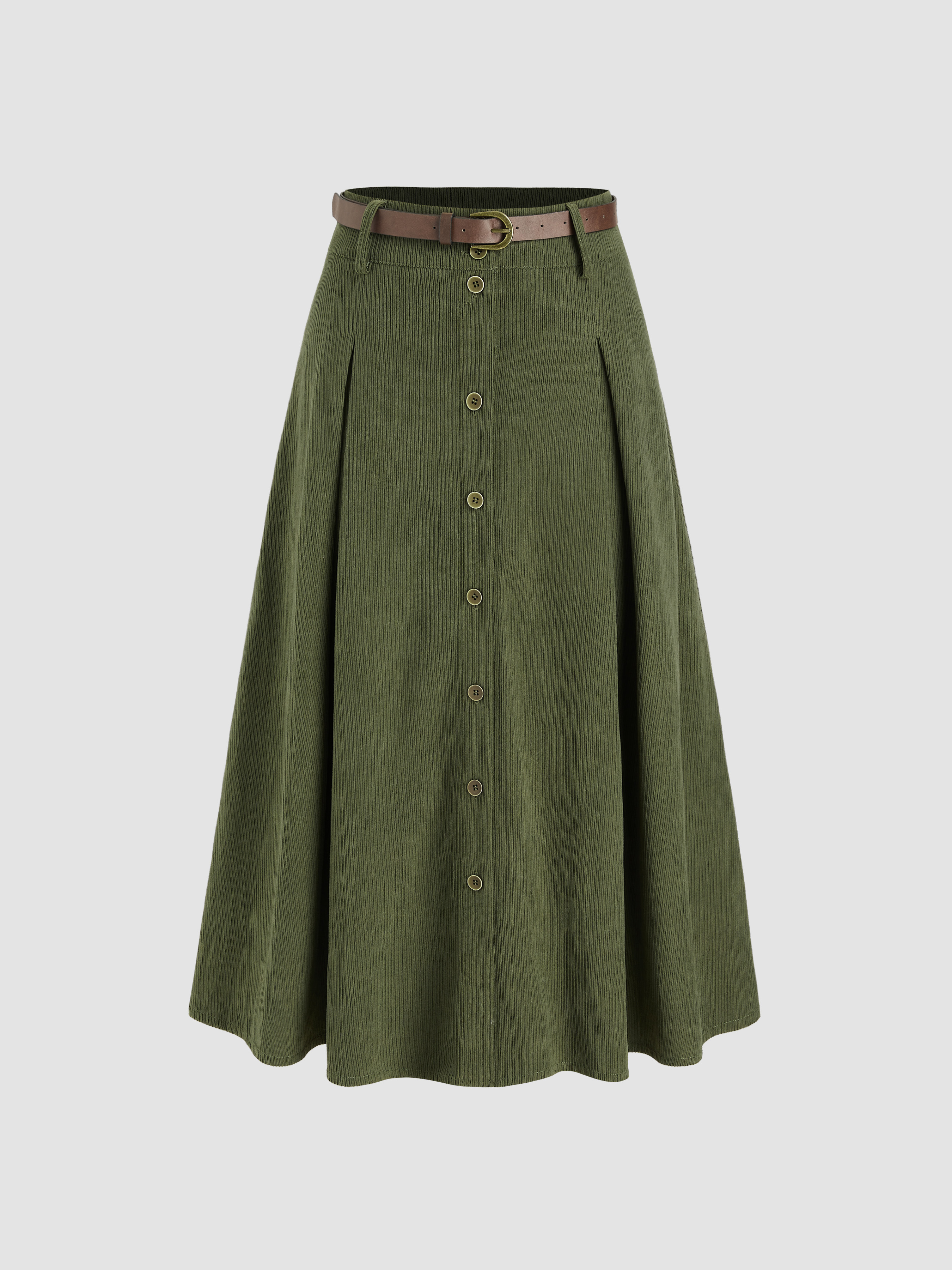 【BAON】Nisson Check Tiered Corduroy Skirt BAON】Nisson Check Tiered Corduroy Skirt Estella Cord Skirt