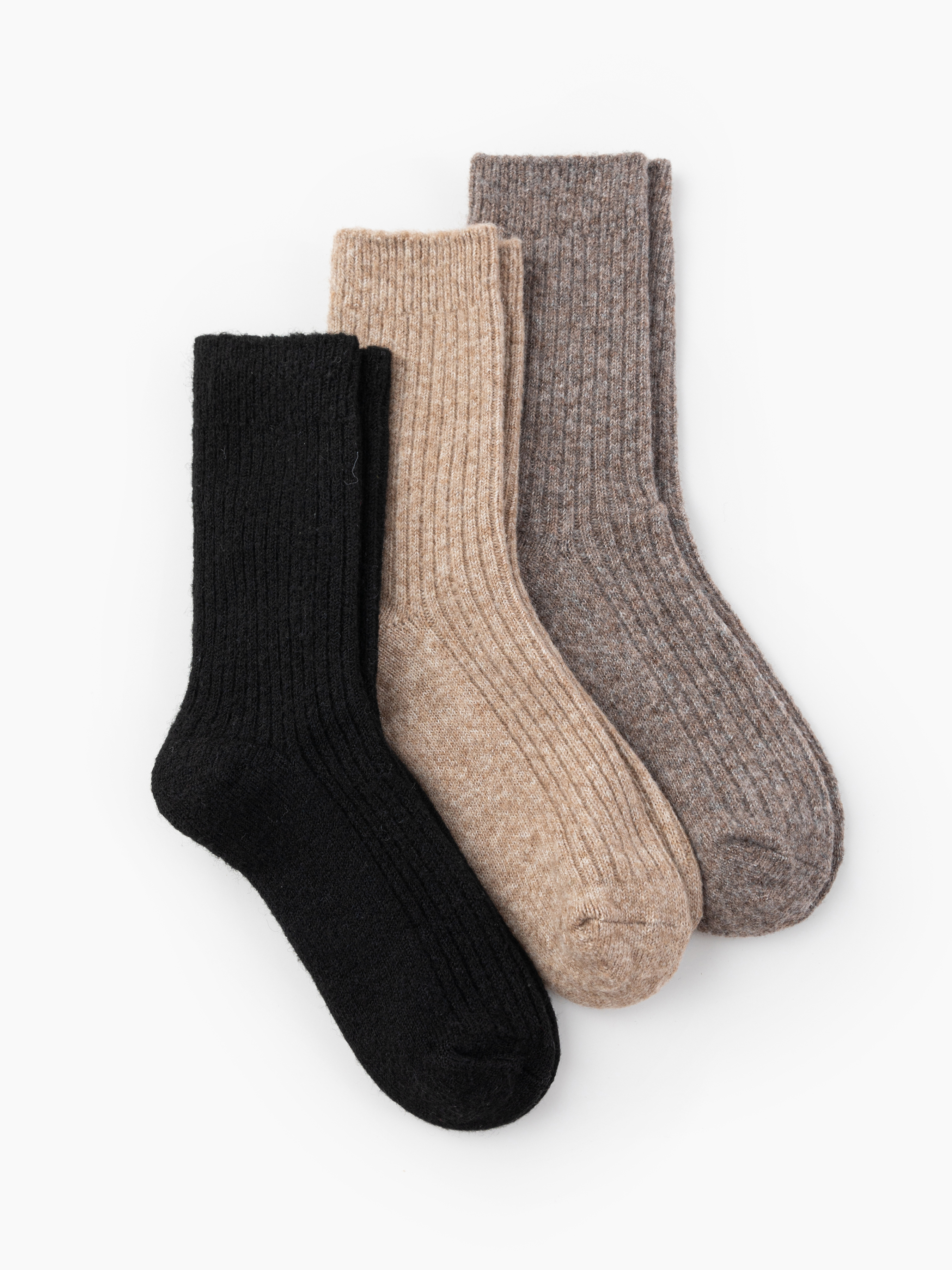 Chaussettes chaudes laine mohair Triskel