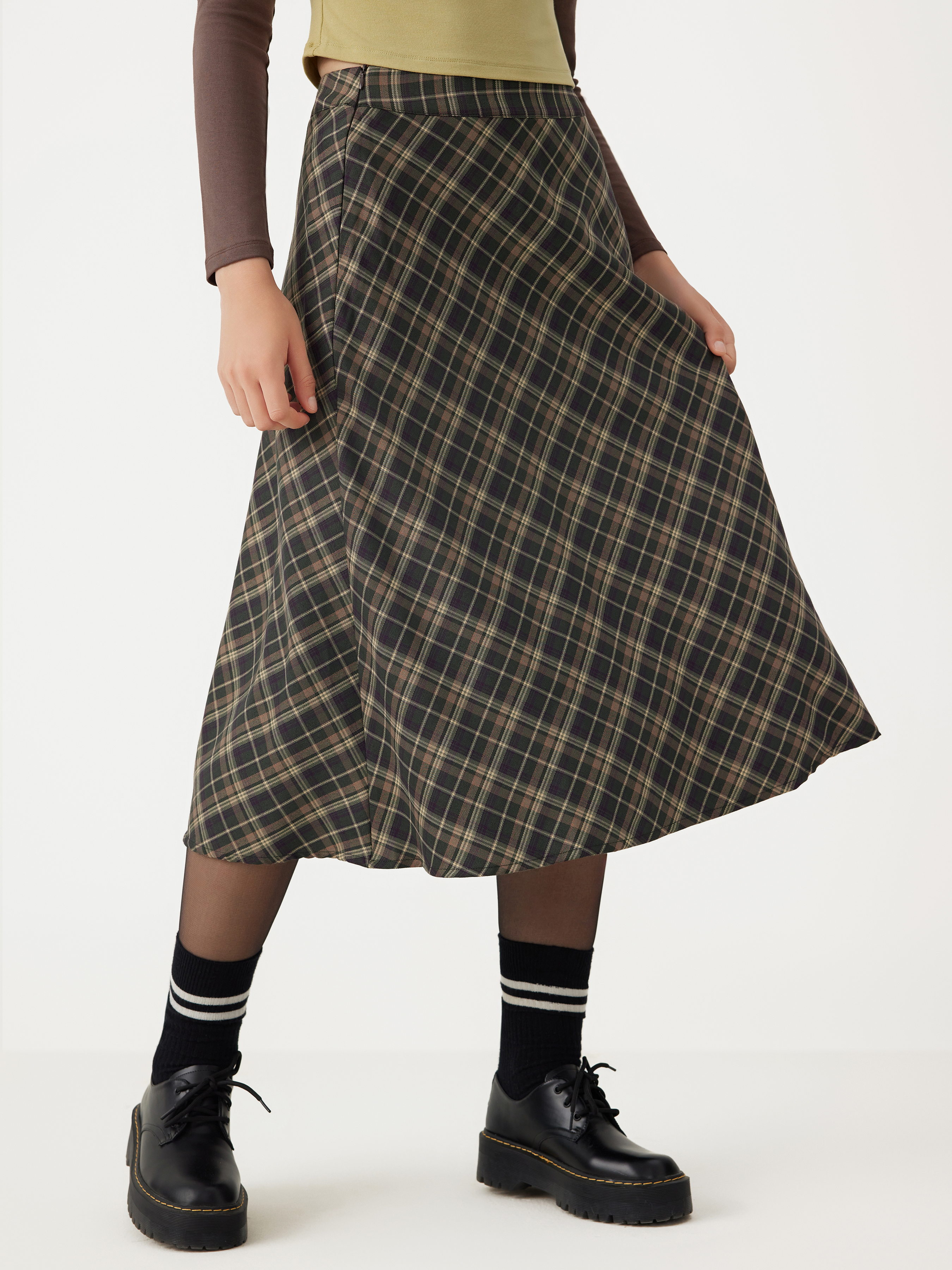 スカート MEDI STRAIN CHECK SKIRT MEDI STRAIN CHECK SKIRT