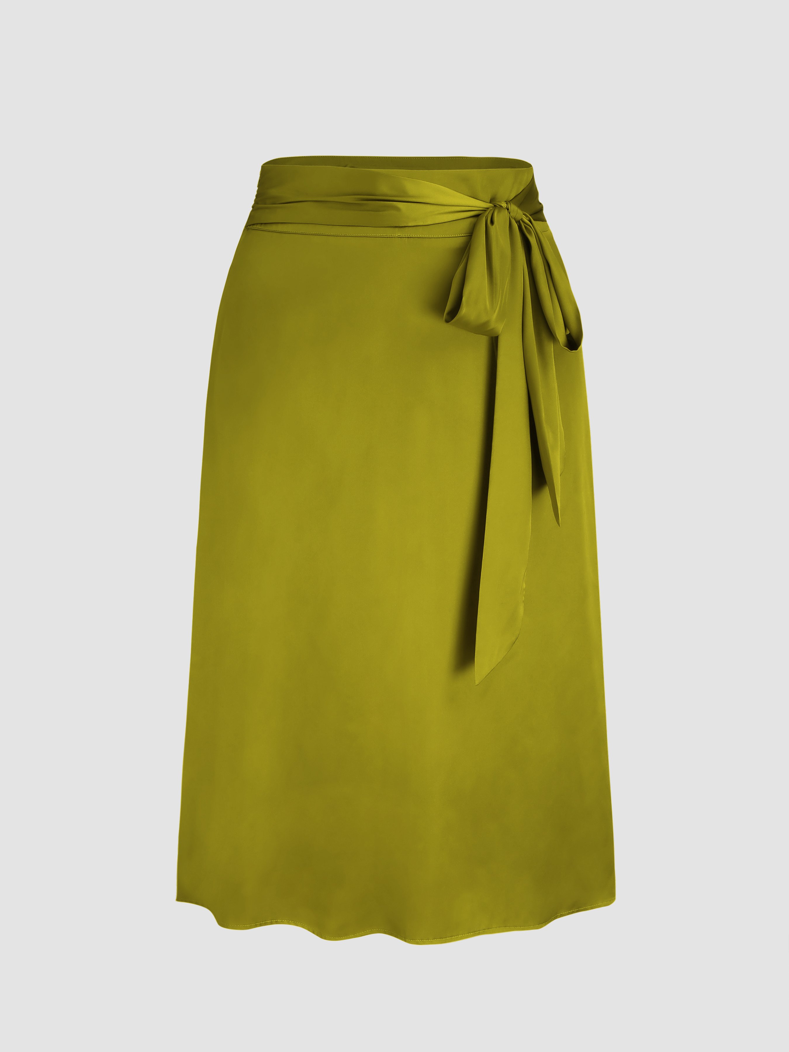 Curve Stretch Woven Maxi Skirt