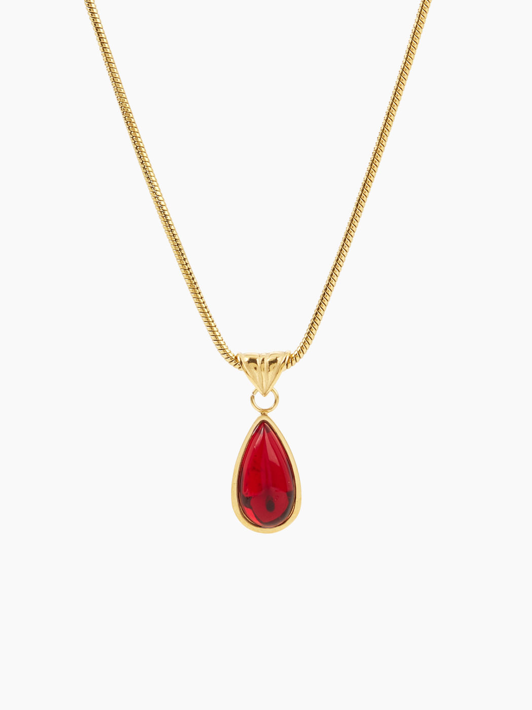 Wassertröpfchen Charm Opal Dekor Halskette